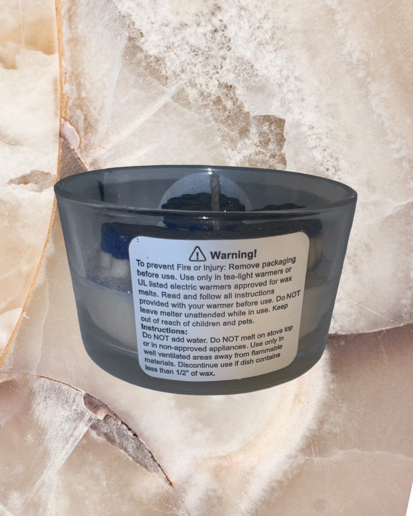 Bleu Christmas Candles (Apple Spice snow star)