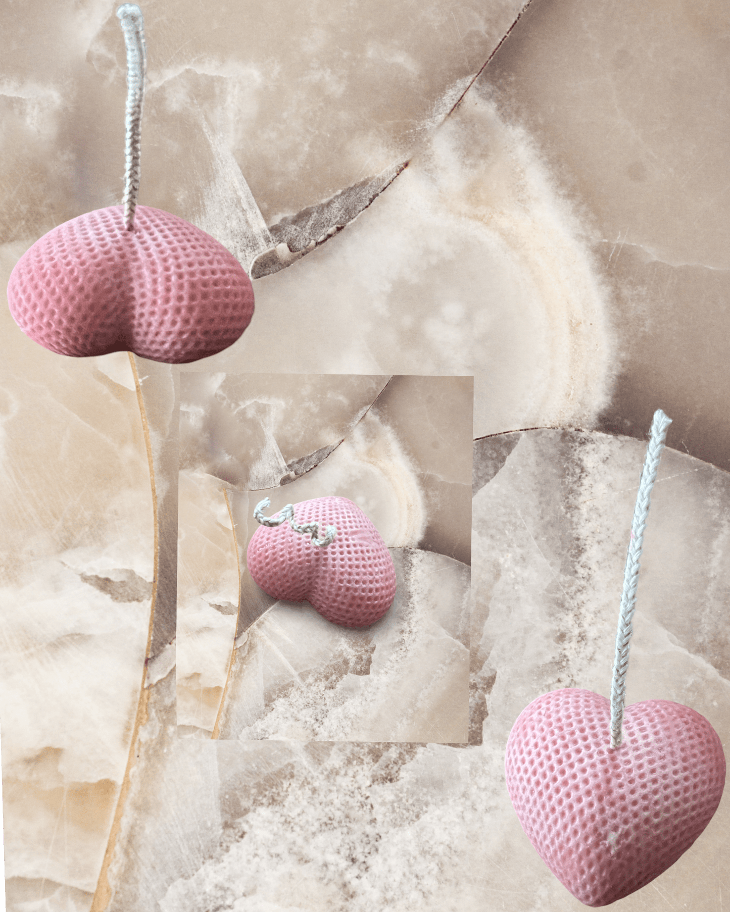 Chattè Heart Candle (marshmallow ) - Chatté Candles