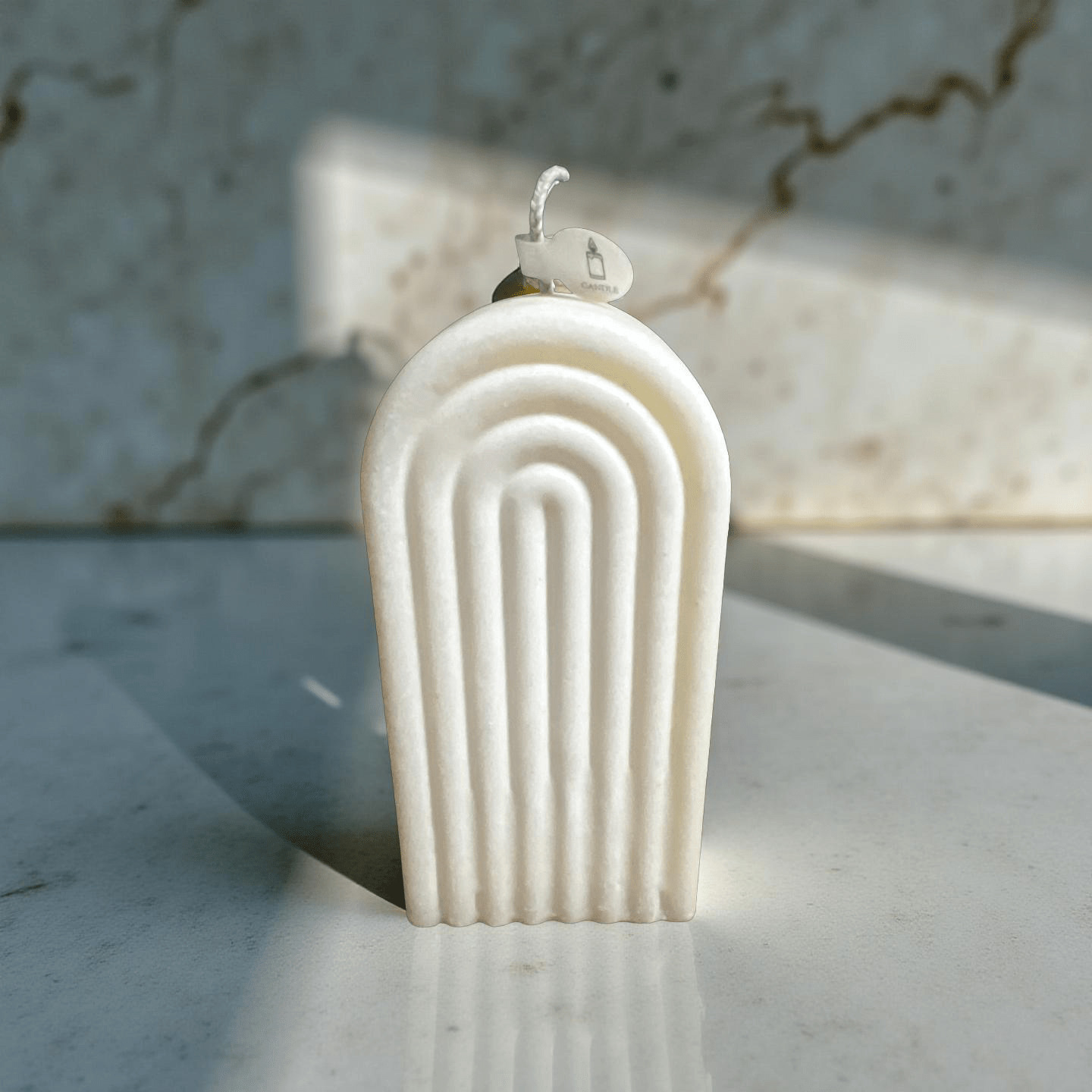 Rainbow Candle (Apple spice) - Chatté Candles