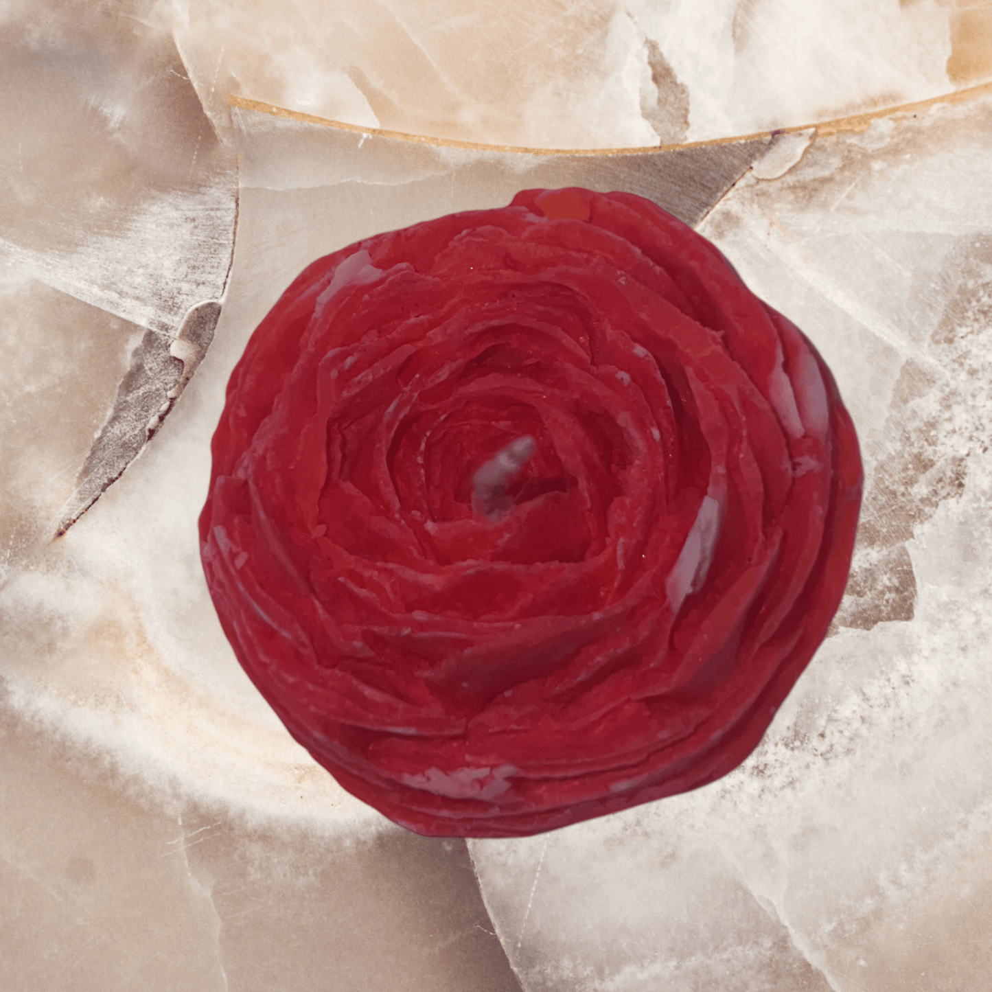 Red Rose Candle (small) - Chatté Candles