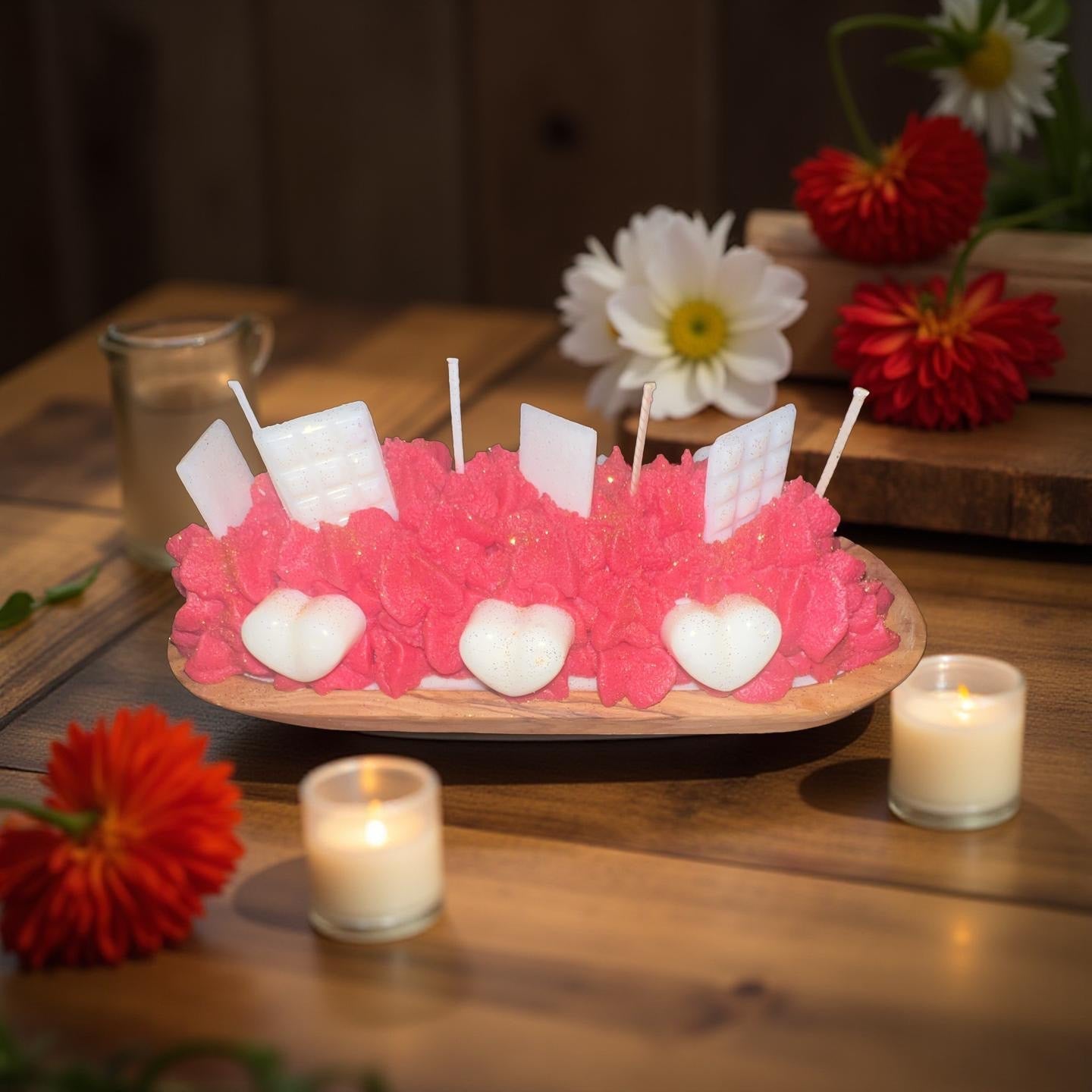 Red Velvet Candle( Mr.Millionaire) - Chatté Candles