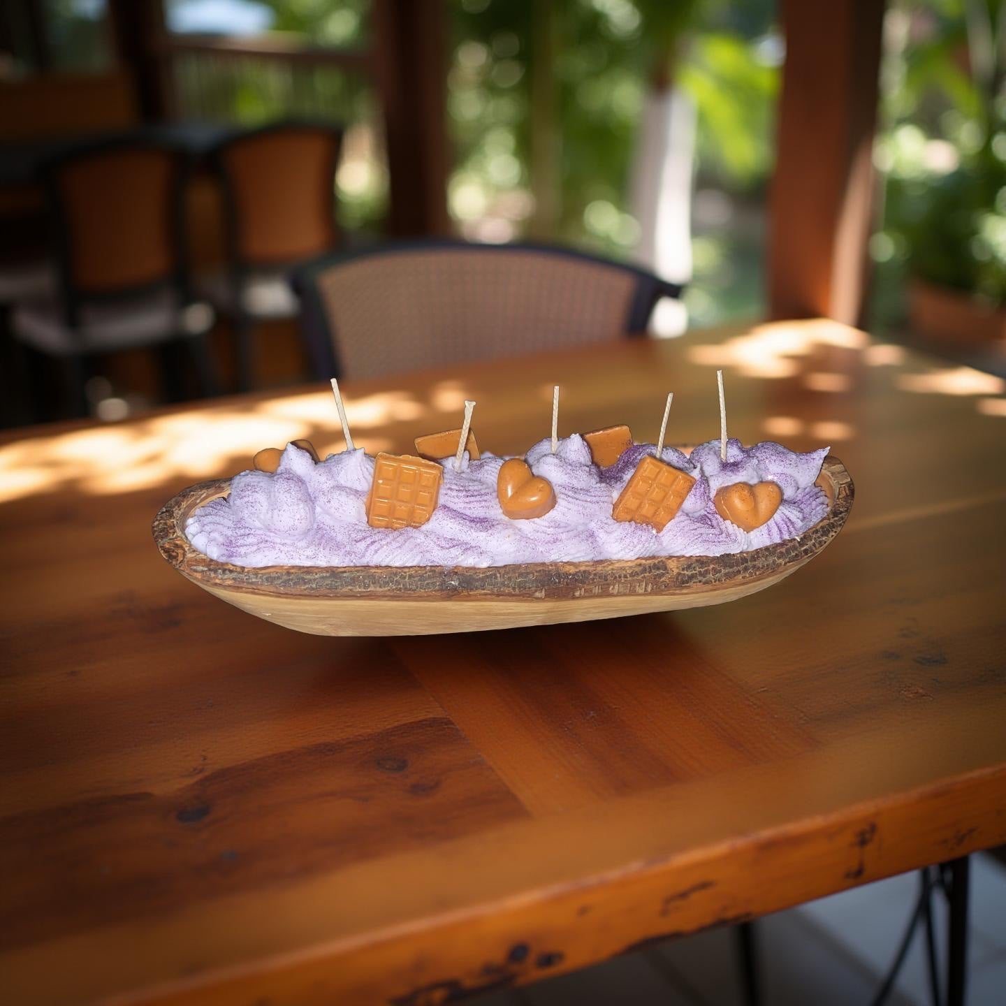 Wood Scale Candle (Purple Candy) - Chatté Candles