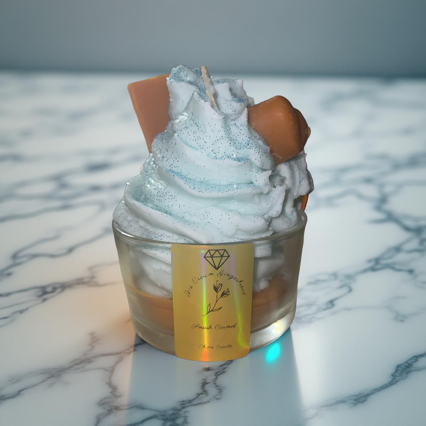 Bleu Ice Cream Cup(gingerbread ) - Chatté Candles