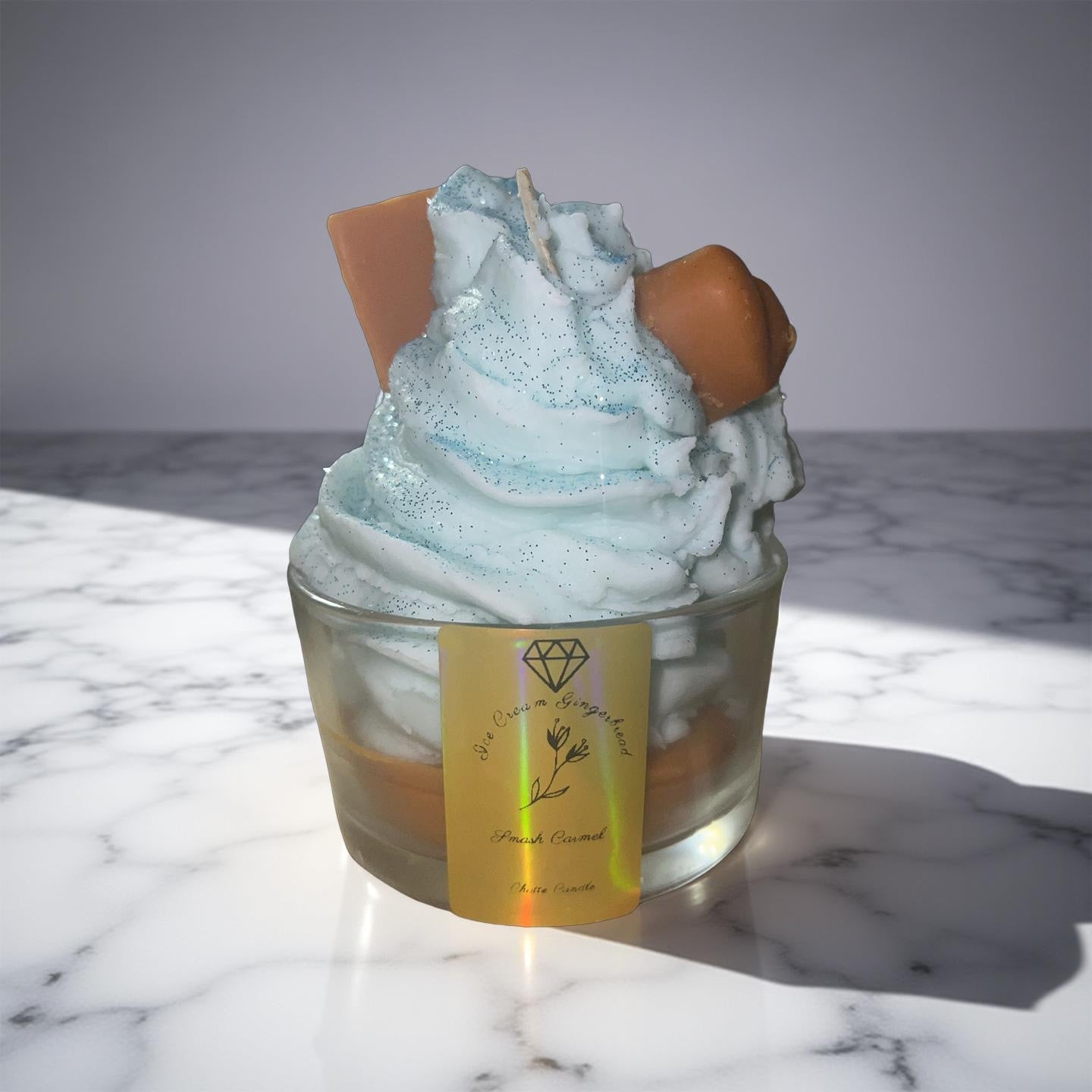 Bleu Ice Cream Cup(gingerbread ) - Chatté Candles