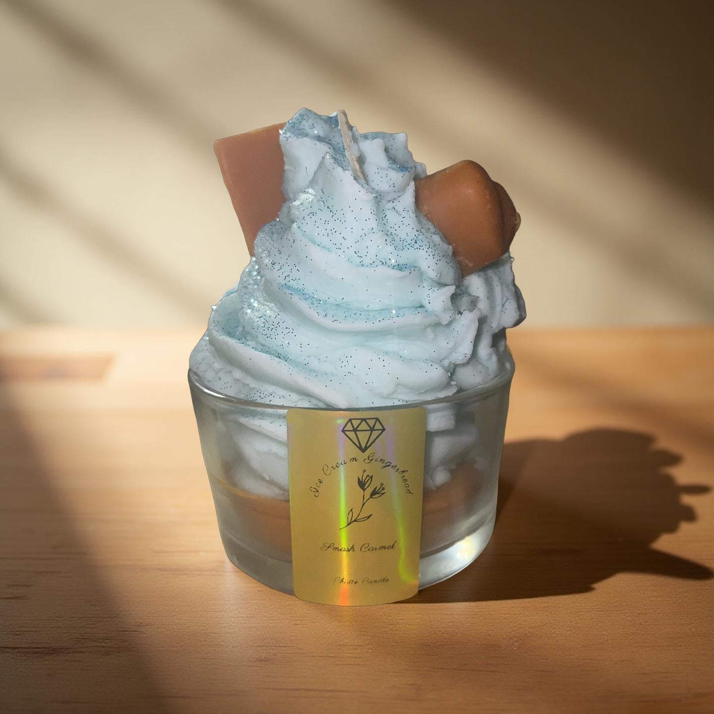 Bleu Ice Cream Cup(gingerbread ) - Chatté Candles