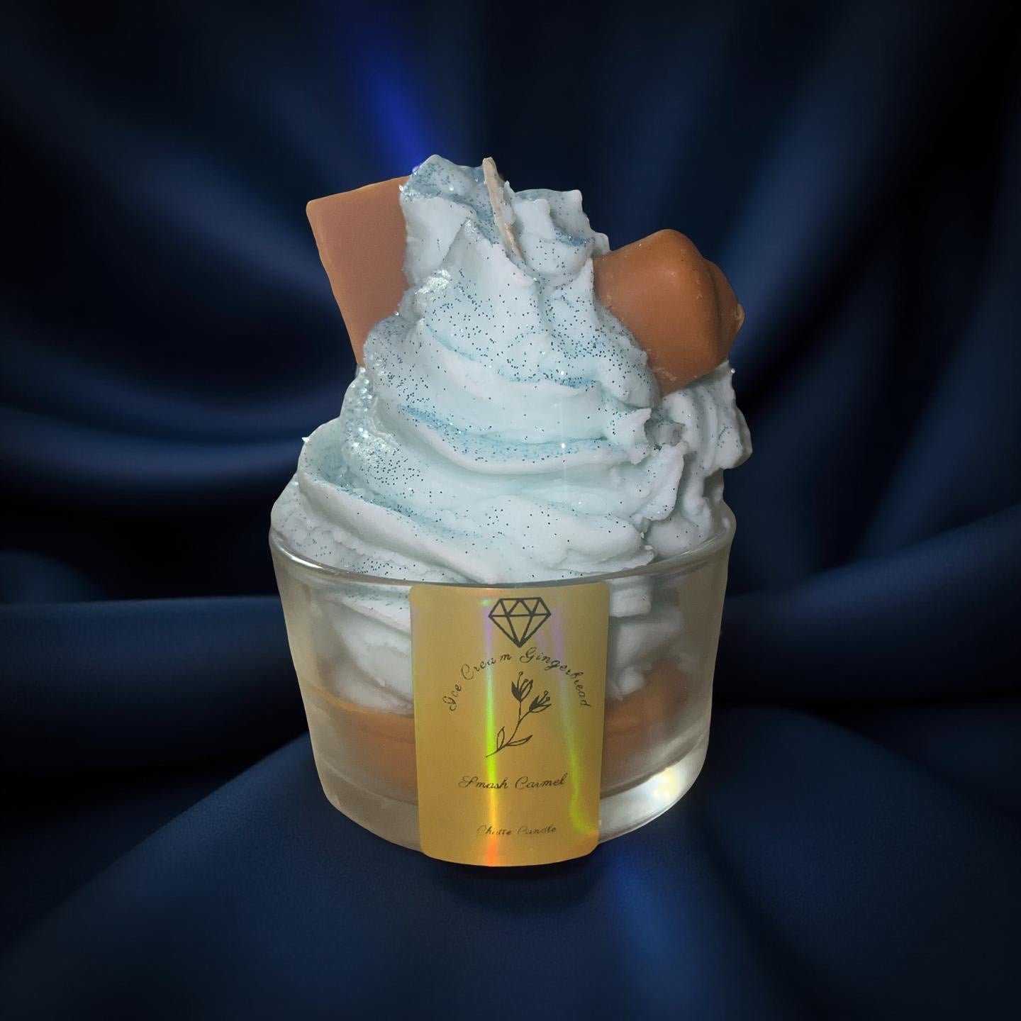 Bleu Ice Cream Cup(gingerbread ) - Chatté Candles