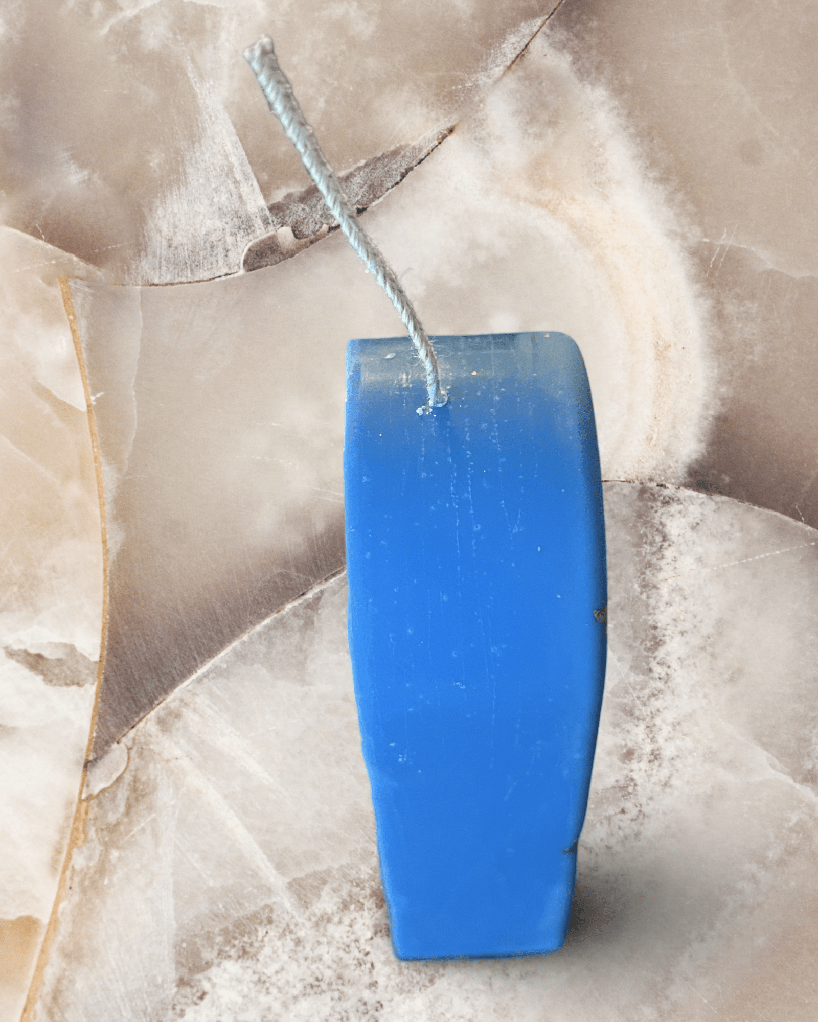 Bleu&Gold Rainbow Candle(Boss Bottled) - Chatté Candles