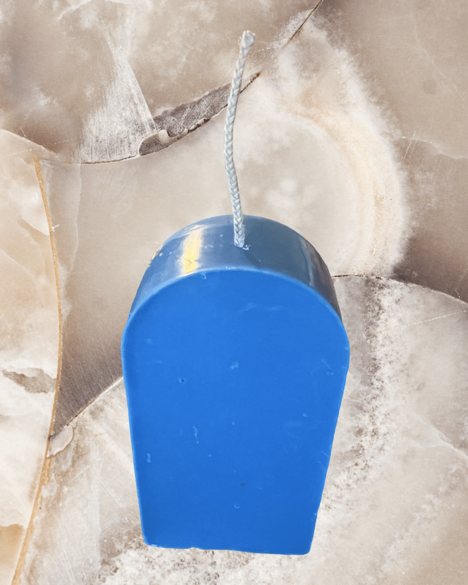 Bleu&Gold Rainbow Candle(Boss Bottled) - Chatté Candles