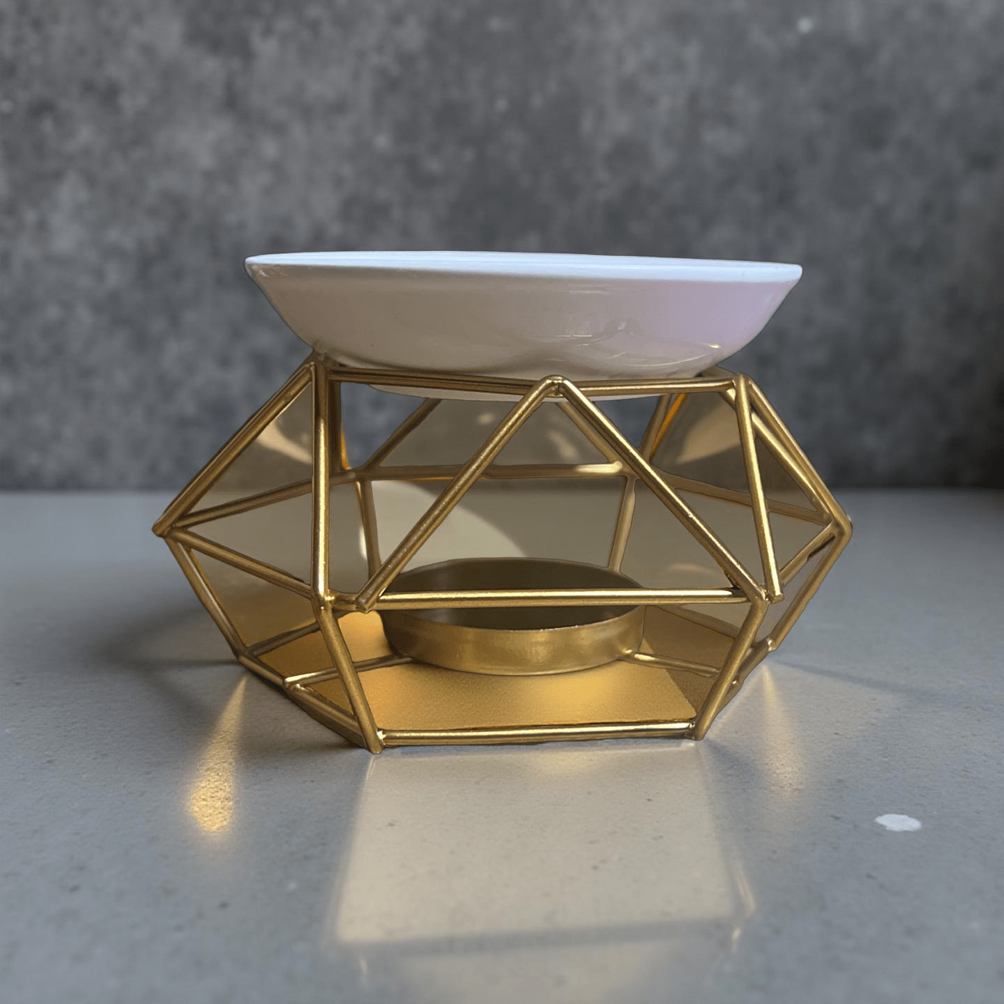 Candle Holder (Gold) - Chatté Candles