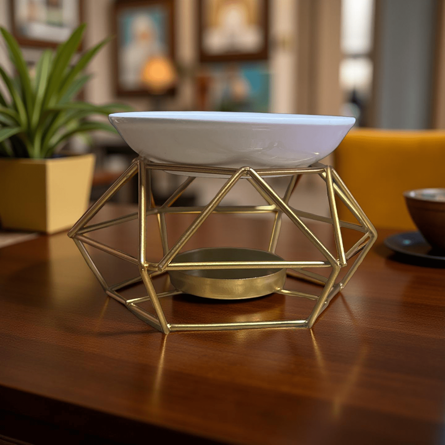Candle Holder (Gold) - Chatté Candles