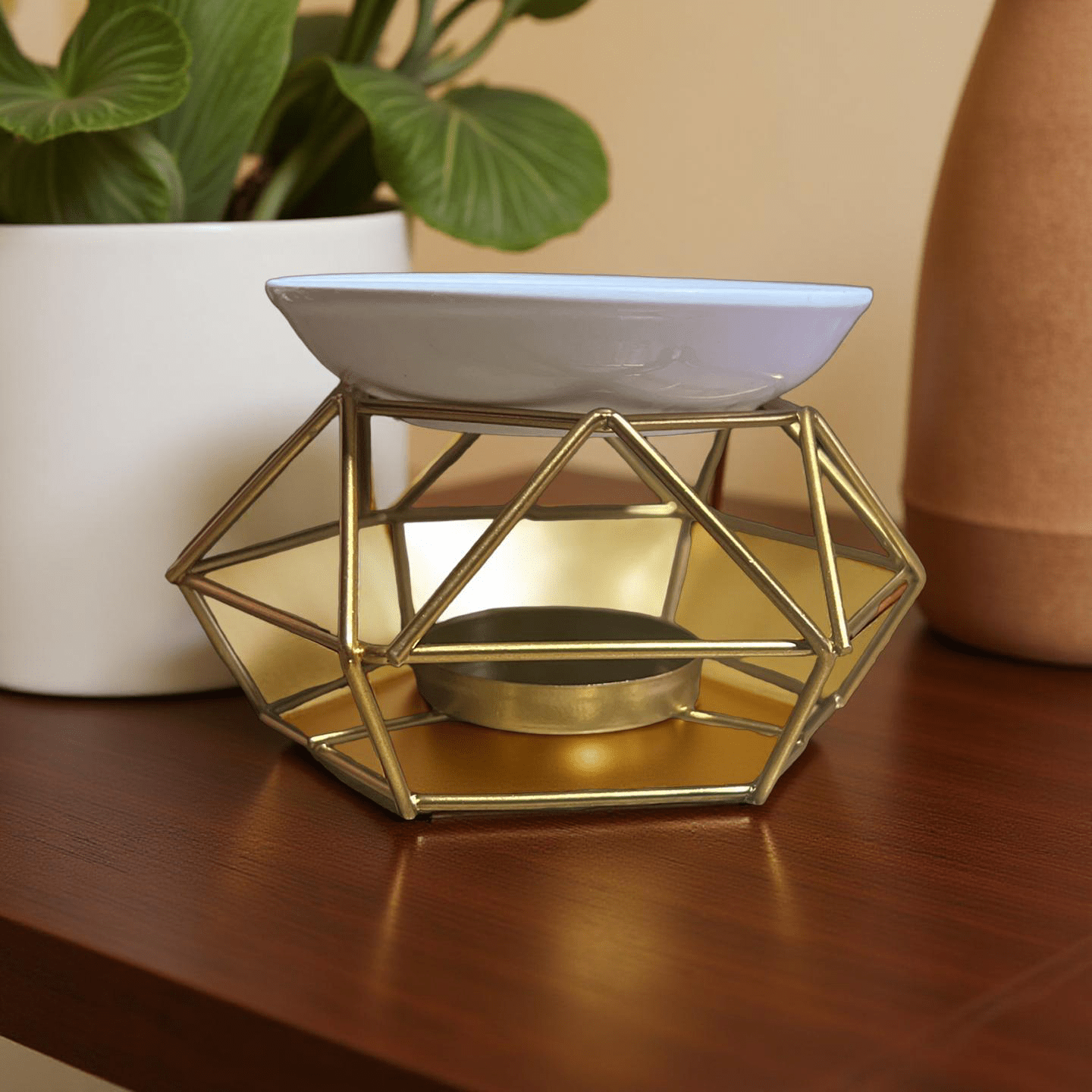 Candle Holder (Gold) - Chatté Candles