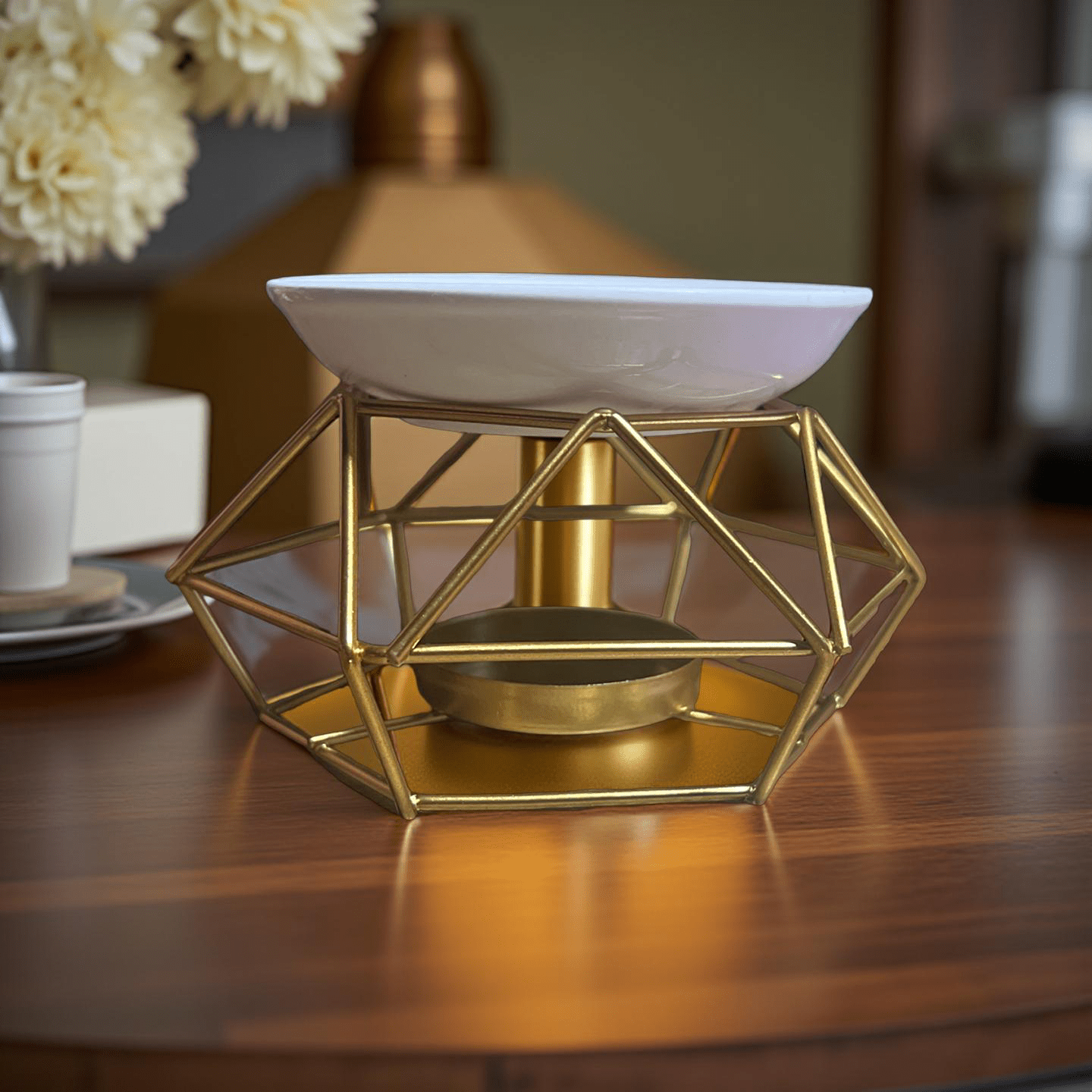 Candle Holder (Gold) - Chatté Candles