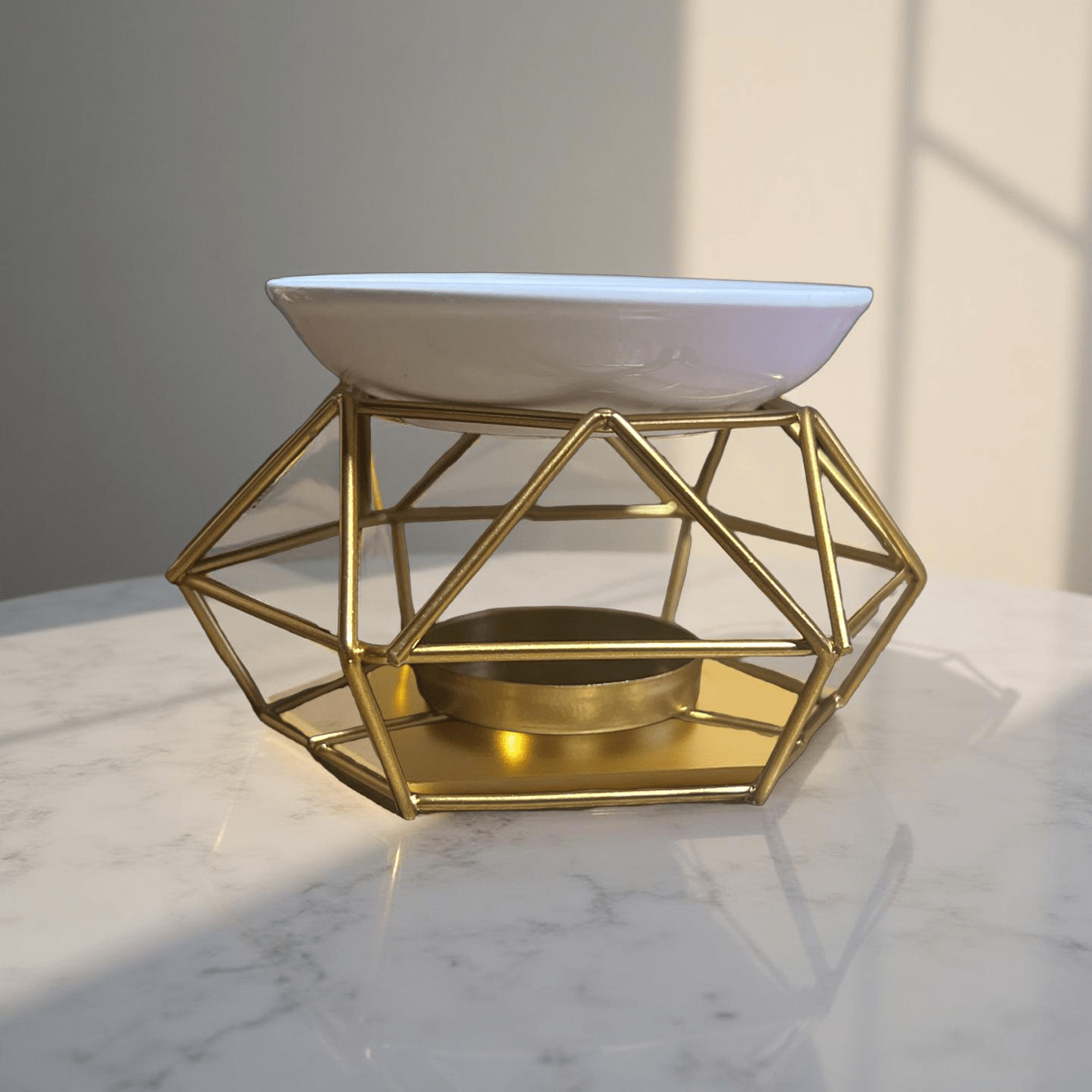 Candle Holder (Gold) - Chatté Candles