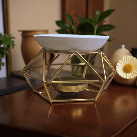 Candle Holder (Gold) - Chatté Candles