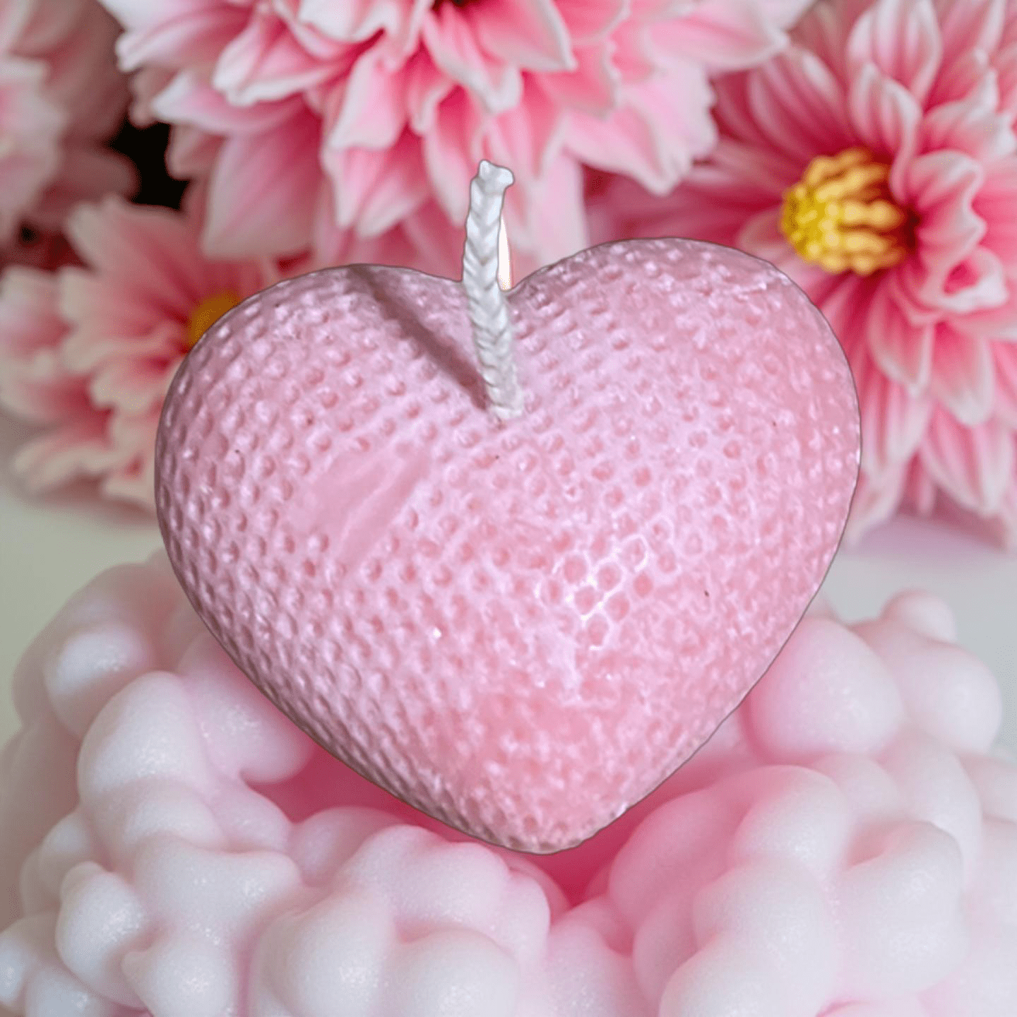 Chattè Heart Candle (marshmallow ) - Chatté Candles