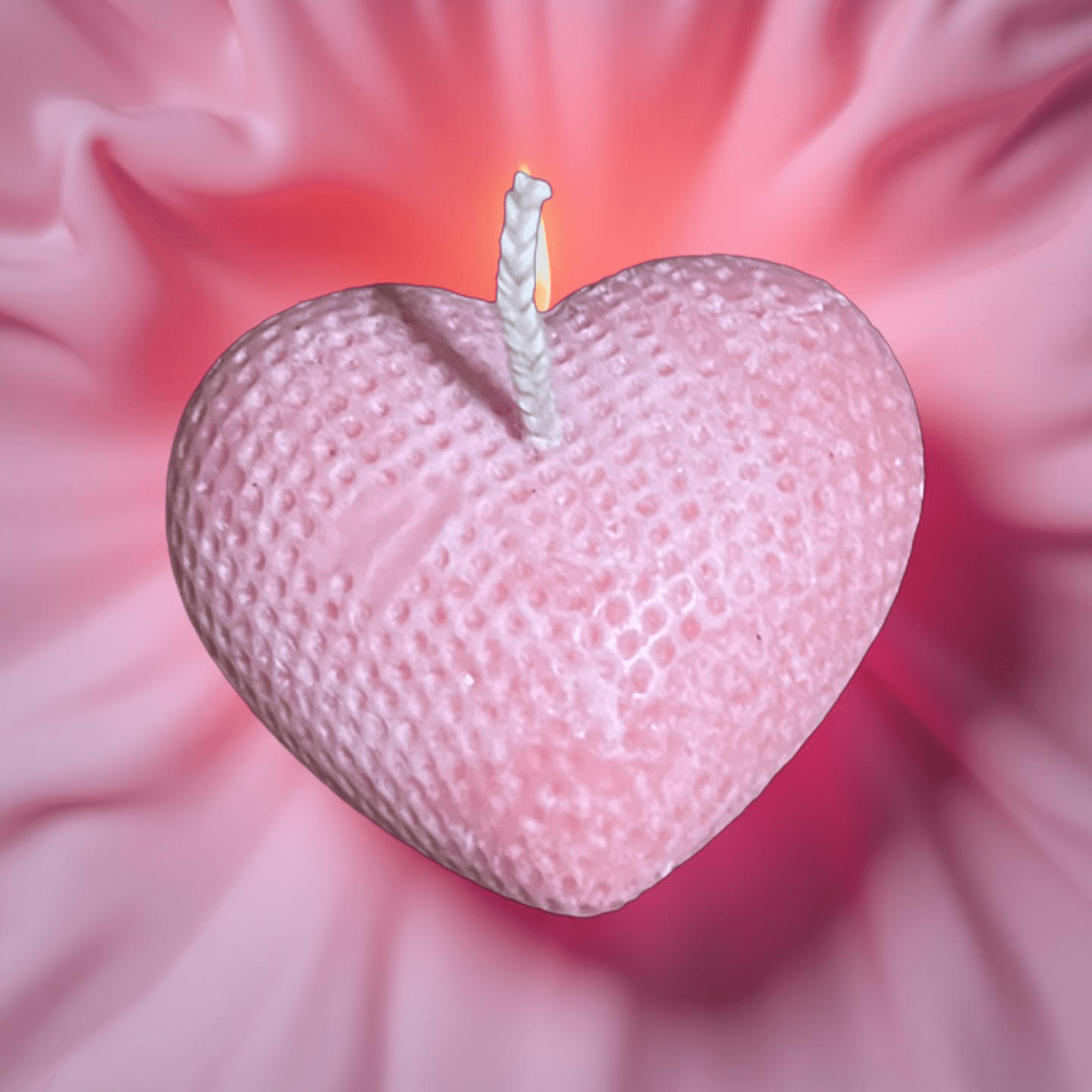 Chattè Heart Candle (marshmallow ) - Chatté Candles