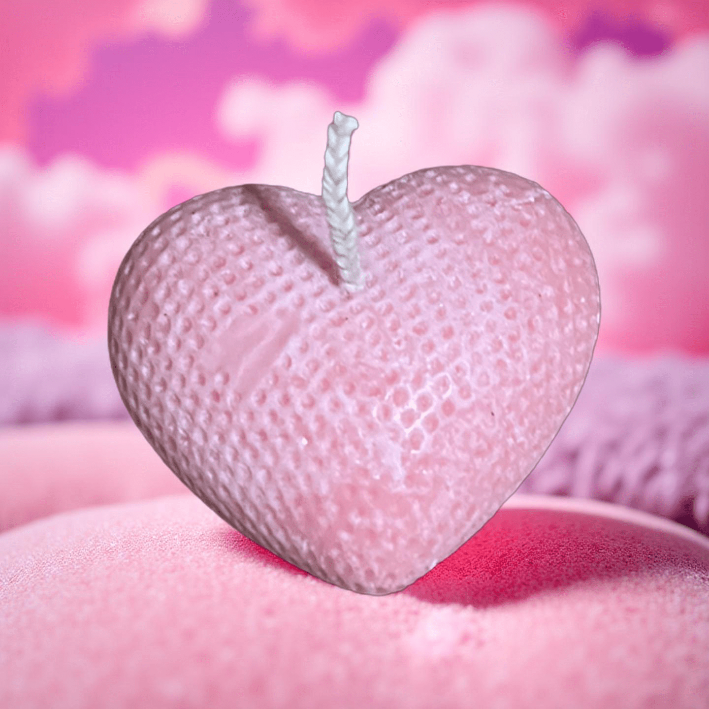 Chattè Heart Candle (marshmallow ) - Chatté Candles