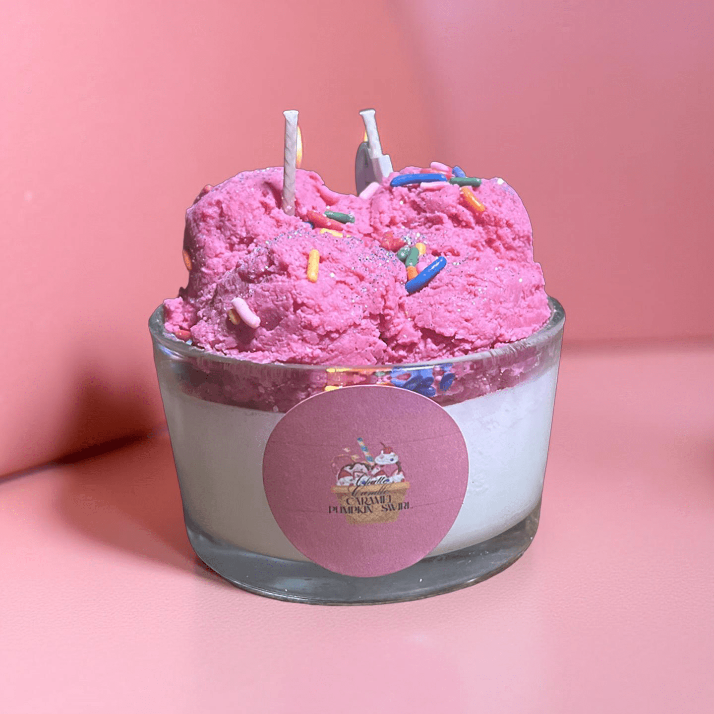 Ice Cream (Caramel pumpkin Swirl) - Chatté Candles