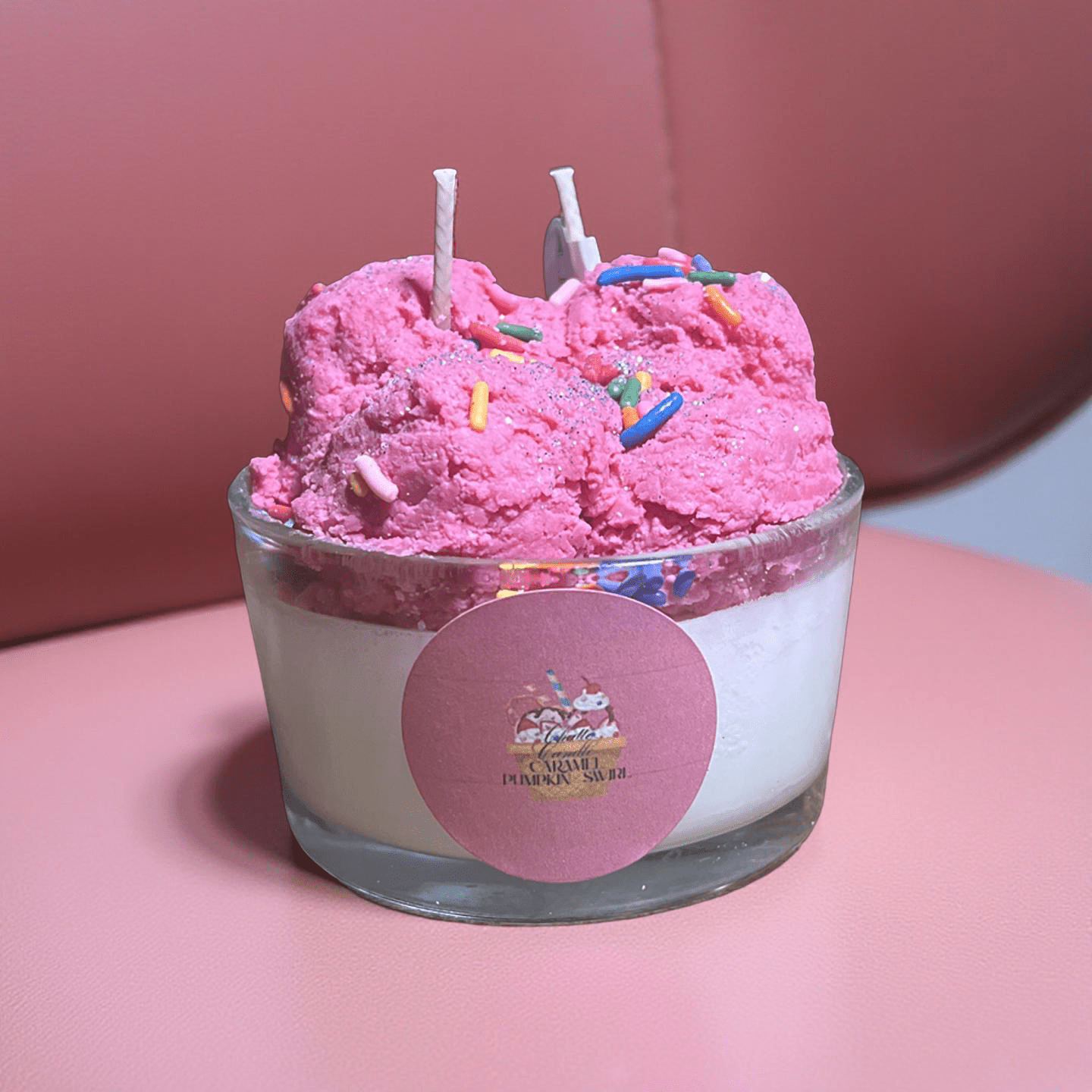 Ice Cream (Caramel pumpkin Swirl) - Chatté Candles