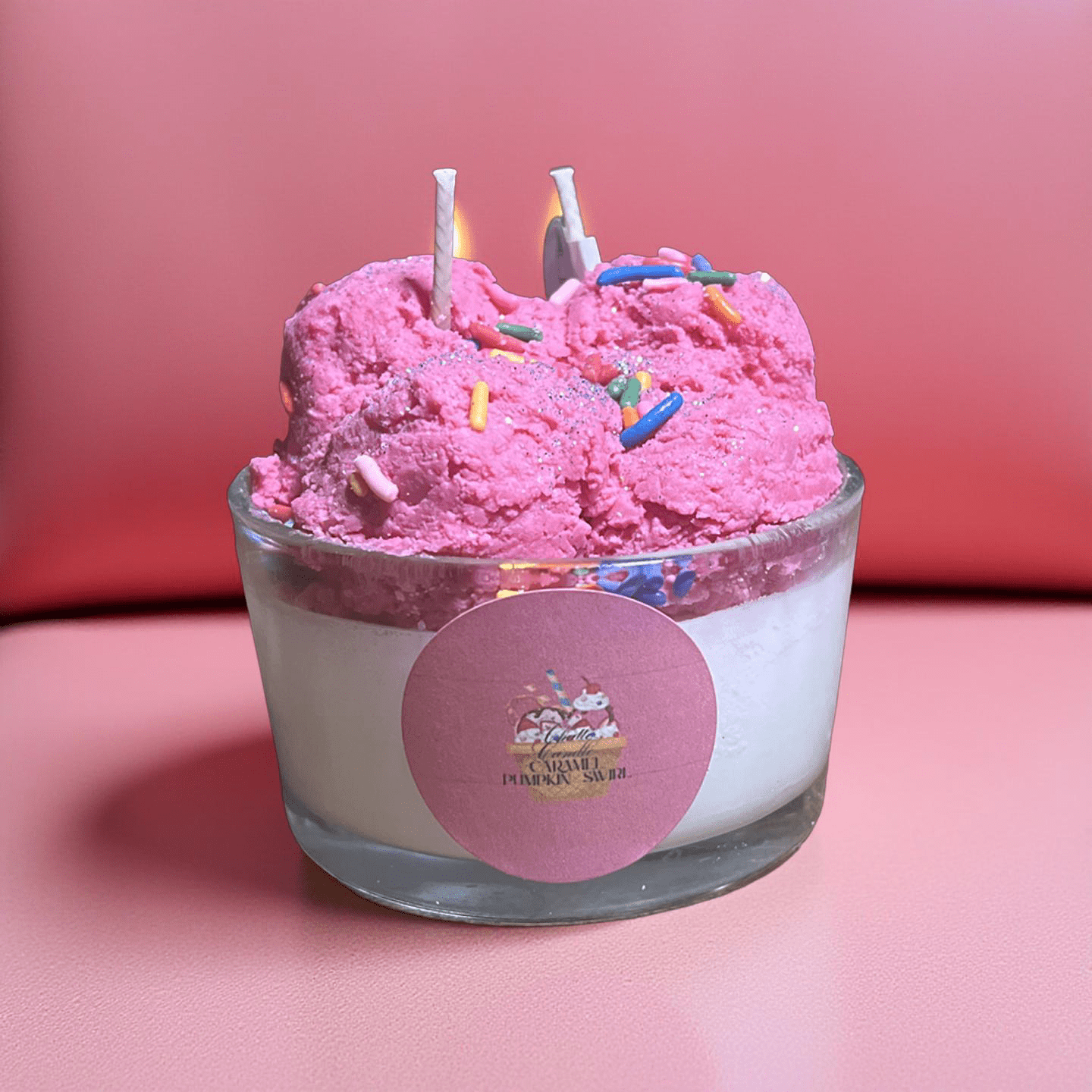 Ice Cream (Caramel pumpkin Swirl) - Chatté Candles