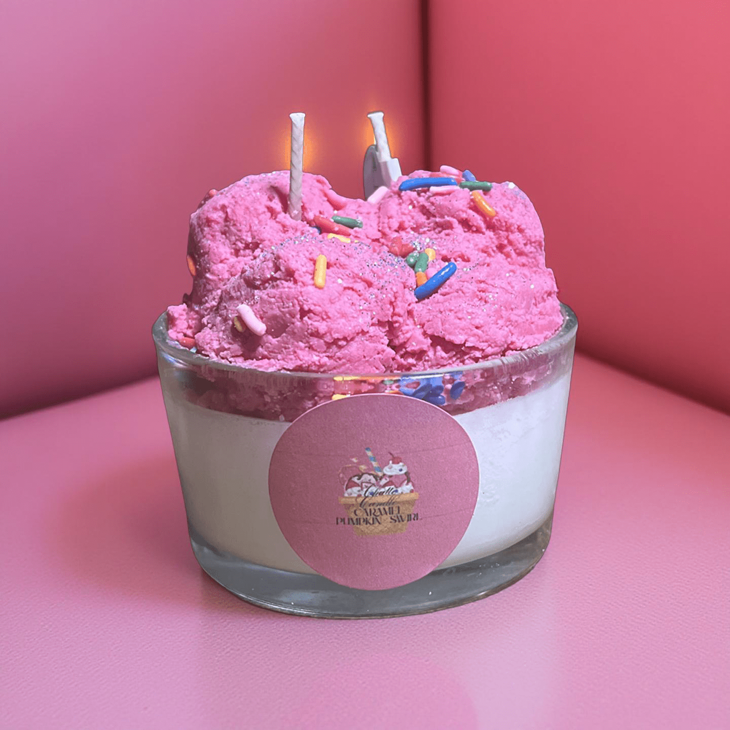 Ice Cream (Caramel pumpkin Swirl) - Chatté Candles