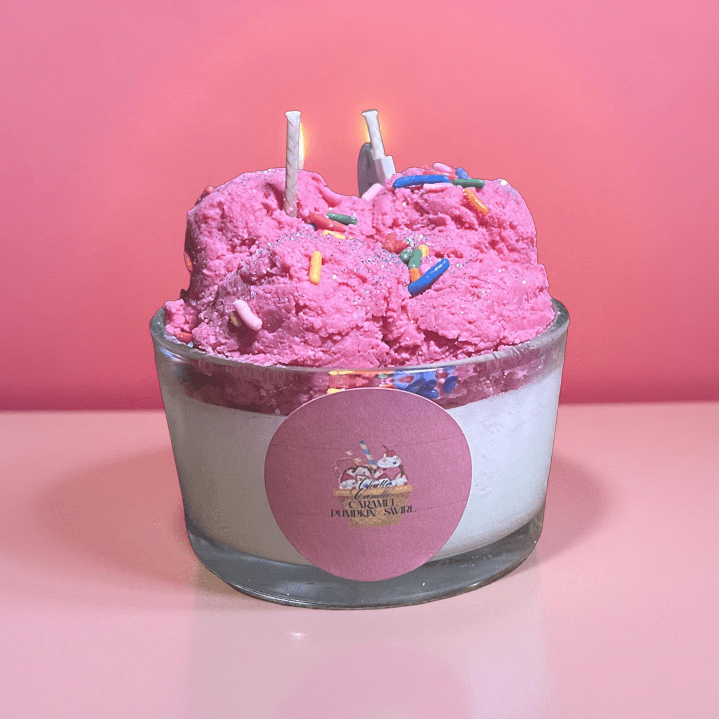 Ice Cream (Caramel pumpkin Swirl) - Chatté Candles