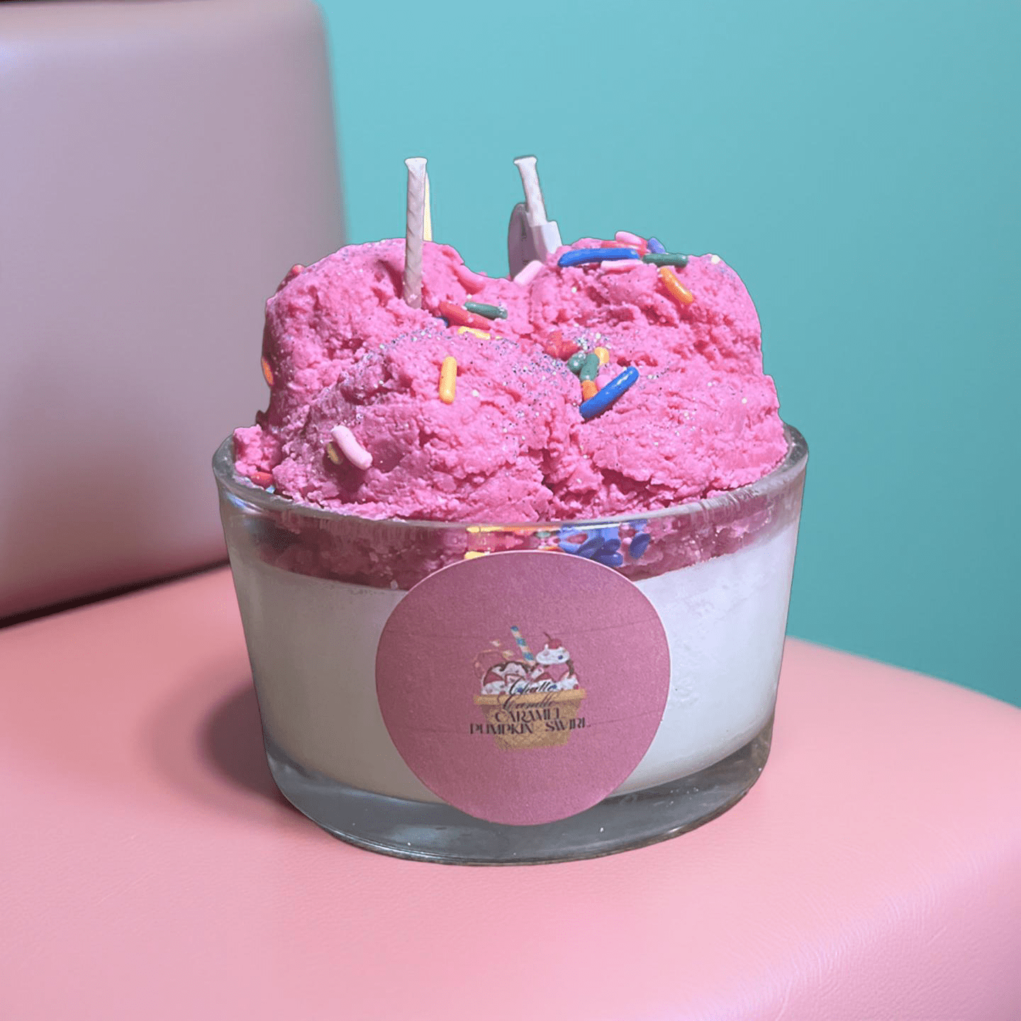 Ice Cream (Caramel pumpkin Swirl) - Chatté Candles