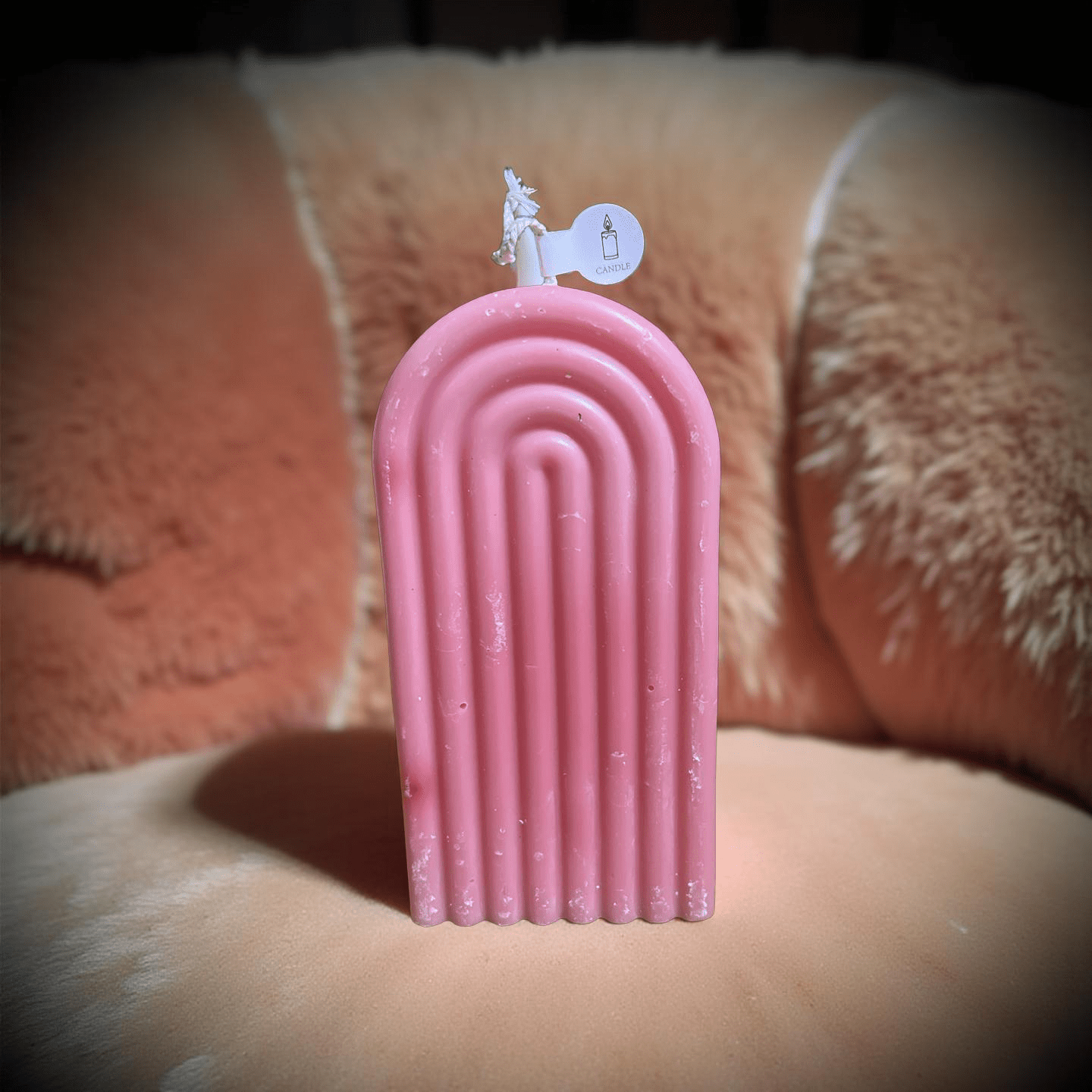 Pink Rainbow Candle(Marshmallow) - Chatté Candles