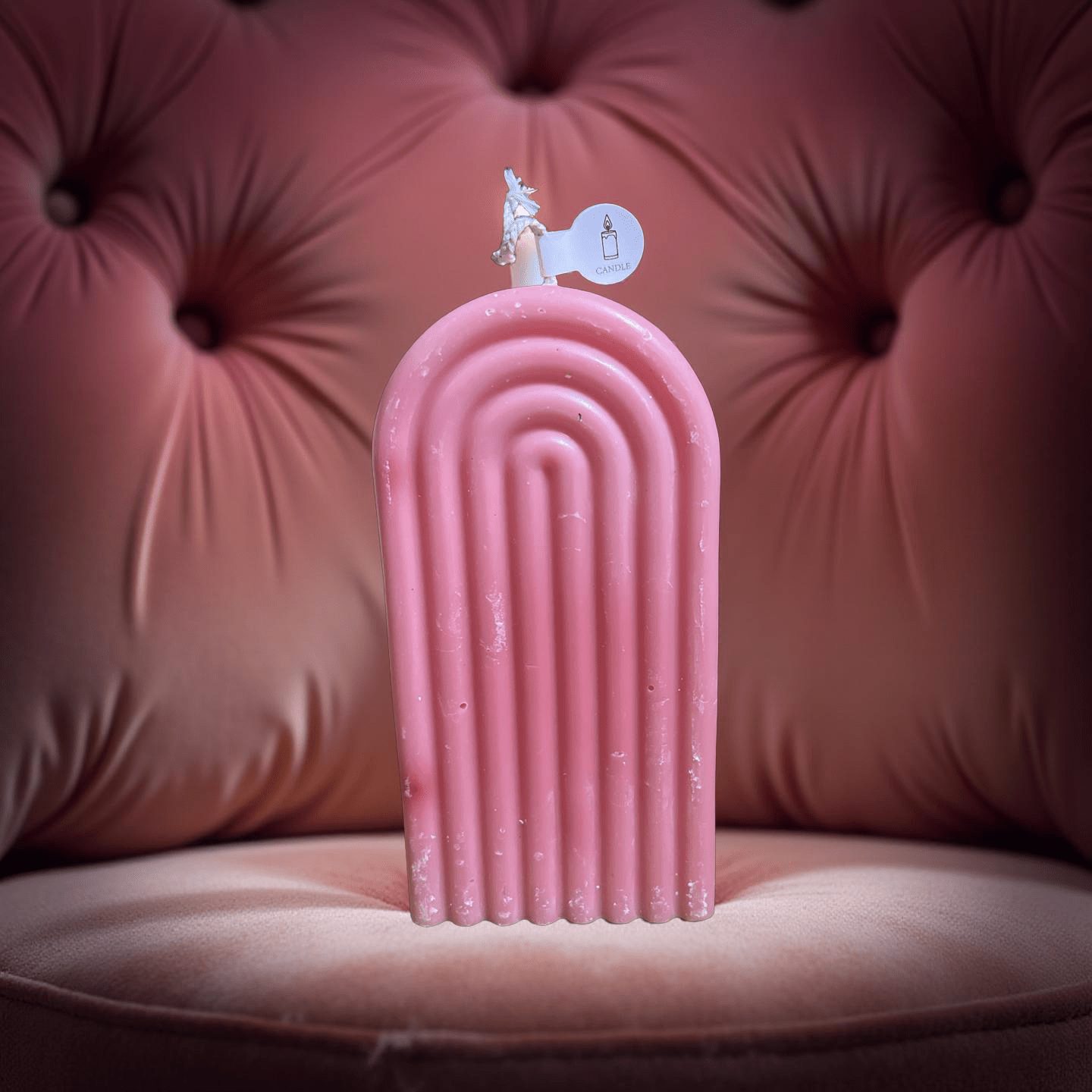 Pink Rainbow Candle(Marshmallow) - Chatté Candles