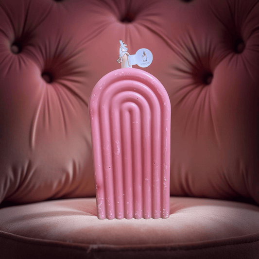Pink Rainbow Candle(Marshmallow) - Chatté Candles
