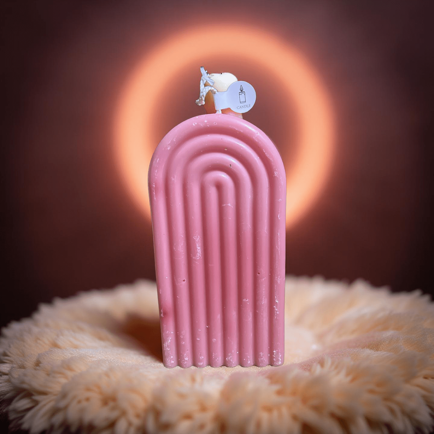 Pink Rainbow Candle(Marshmallow) - Chatté Candles