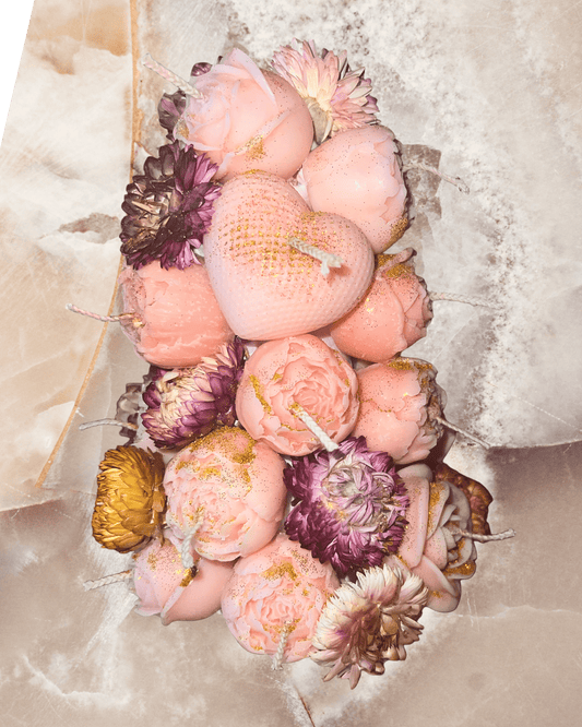 Pyramid Candle(marshmallow ) - Chatté Candles