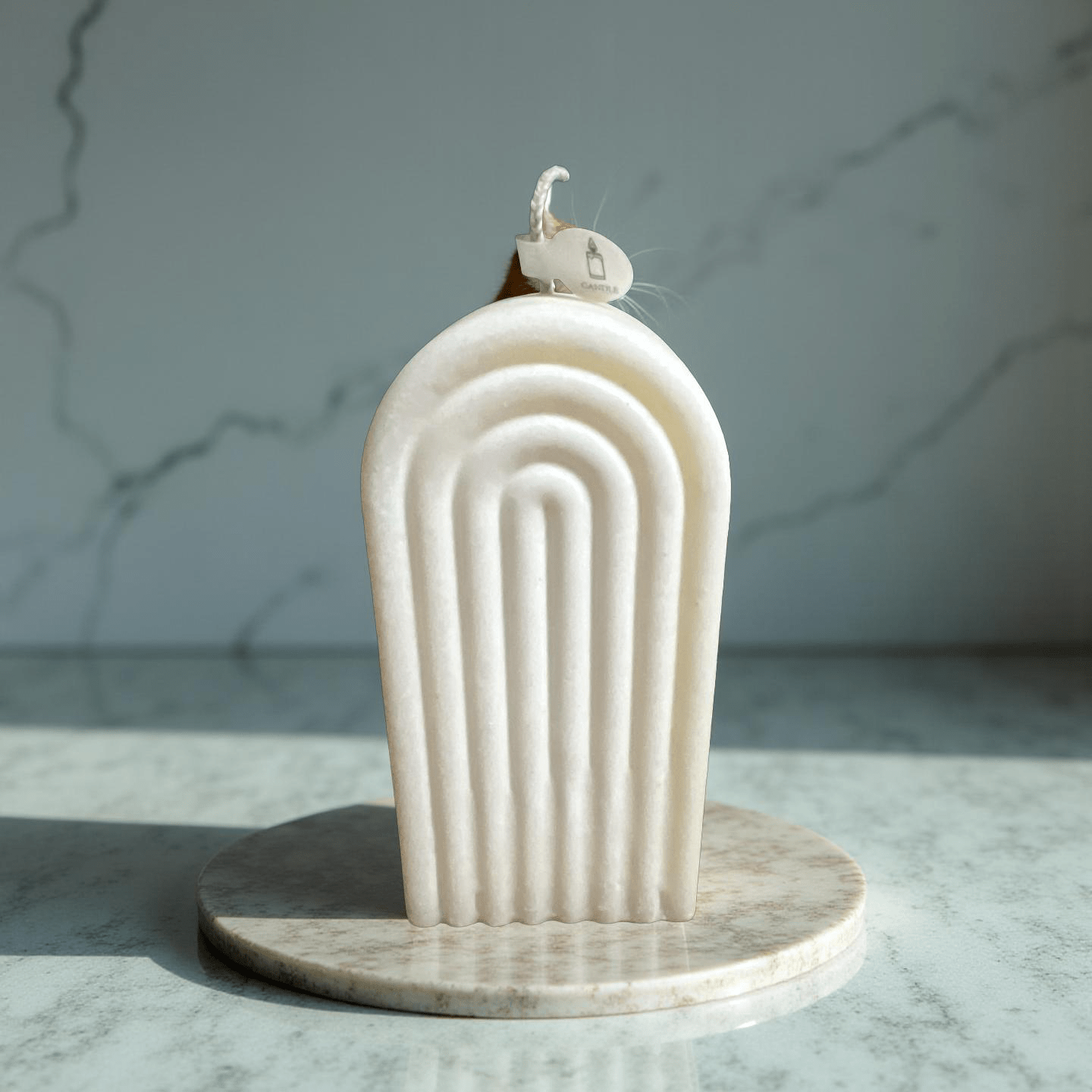 Rainbow Candle (Apple spice) - Chatté Candles