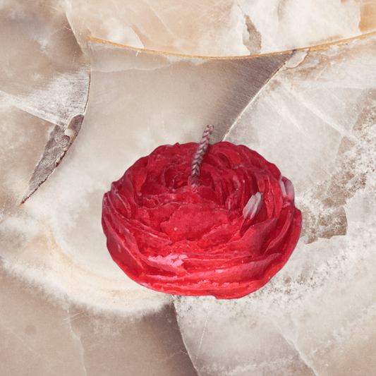 Red Rose Candle (small) - Chatté Candles