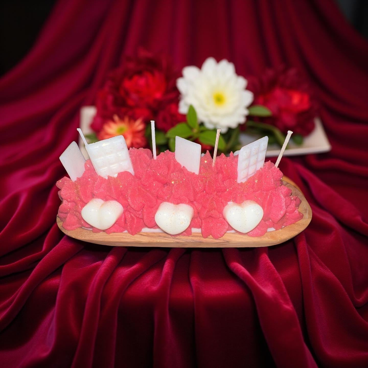 Red Velvet Candle( Mr.Millionaire) - Chatté Candles