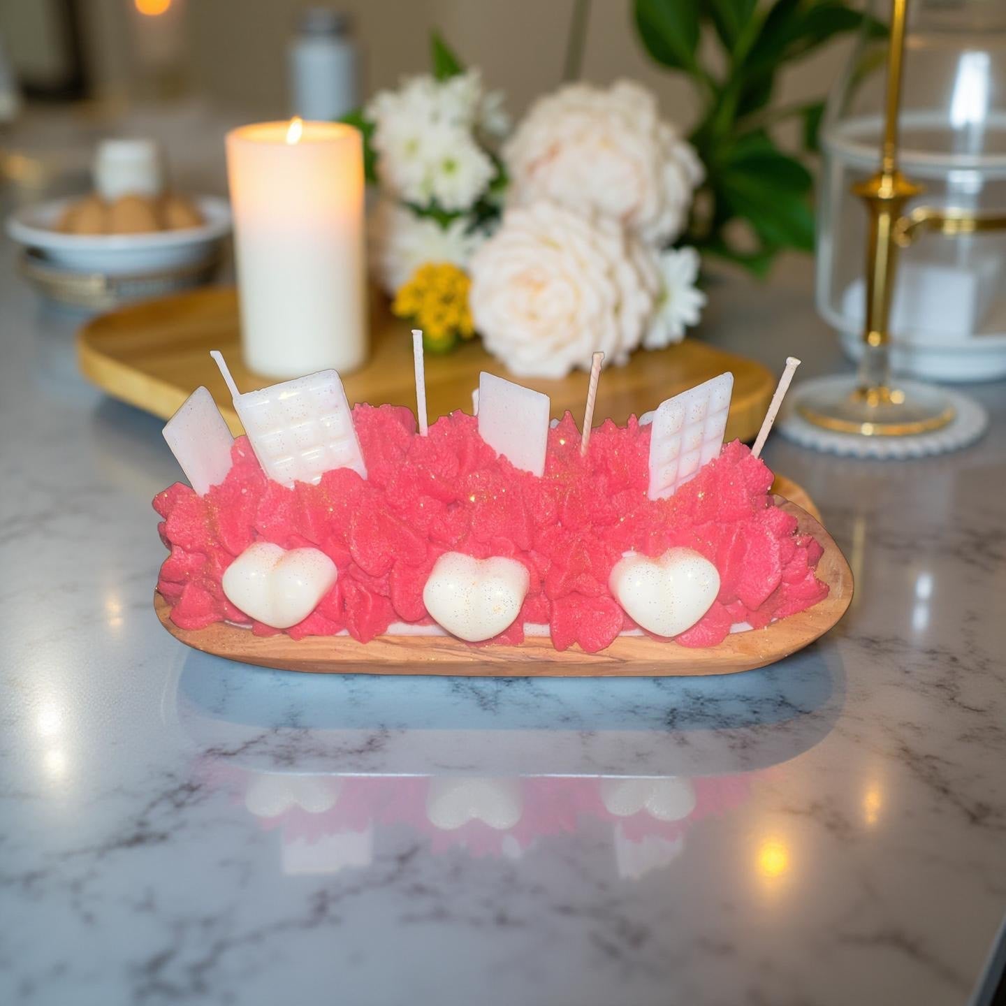 Red Velvet Candle( Mr.Millionaire) - Chatté Candles