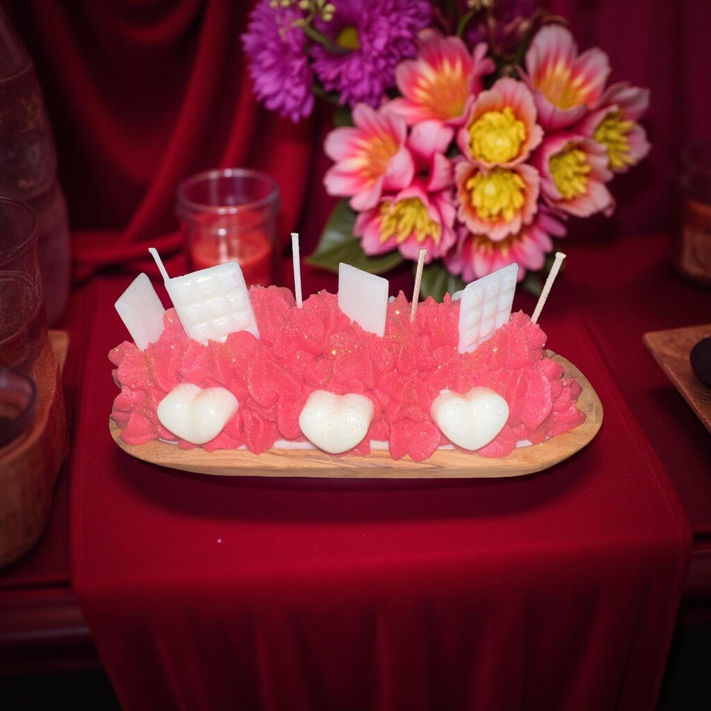 Red Velvet Candle( Mr.Millionaire) - Chatté Candles