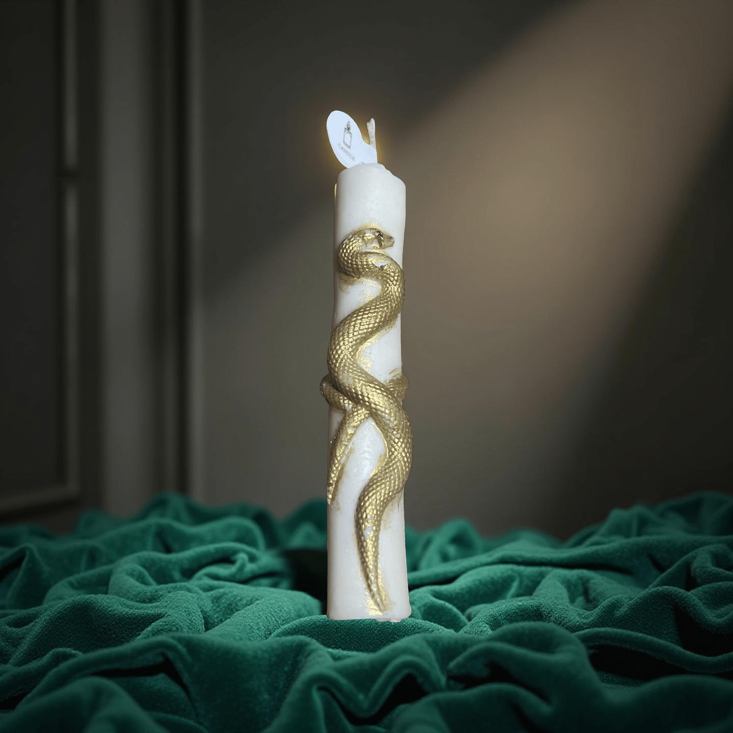 Snake candle(Caramel pumpkin swirl) - Chatté Candles