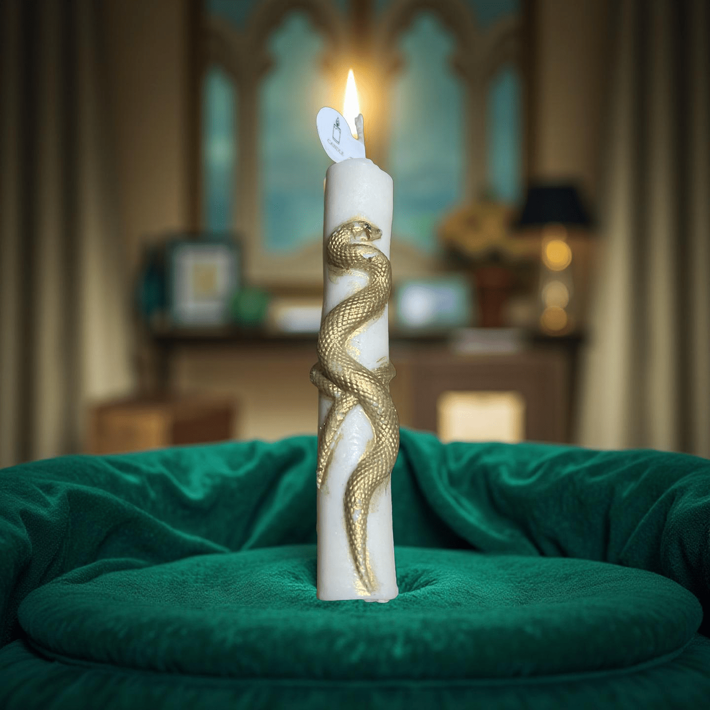 Snake candle(Caramel pumpkin swirl) - Chatté Candles