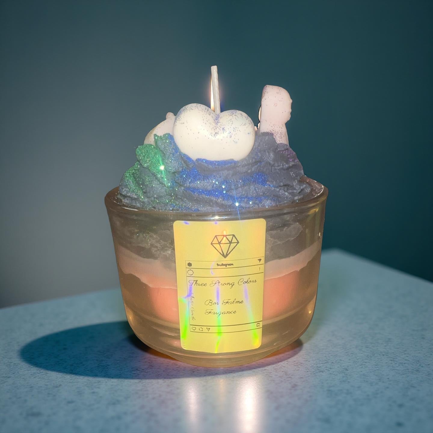 Three strong Colors (Mr millionaire) - Chatté Candles