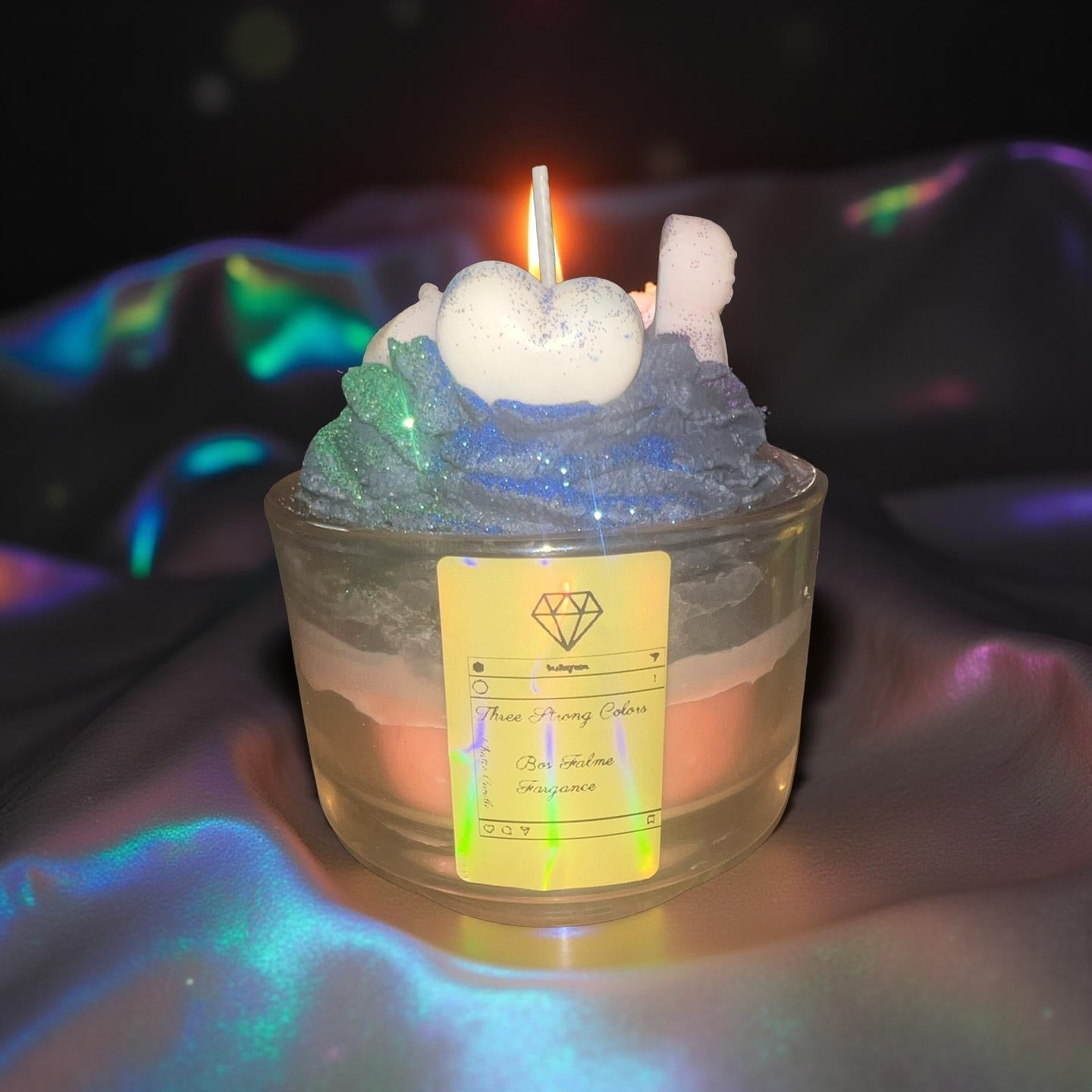 Three strong Colors (Mr millionaire) - Chatté Candles