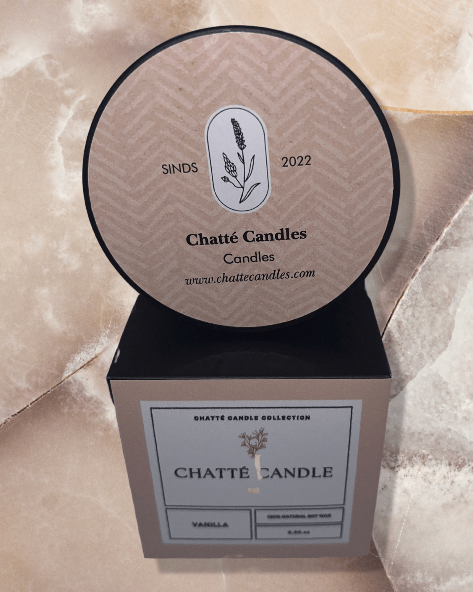 Vanilla Geur - Chatté Candles