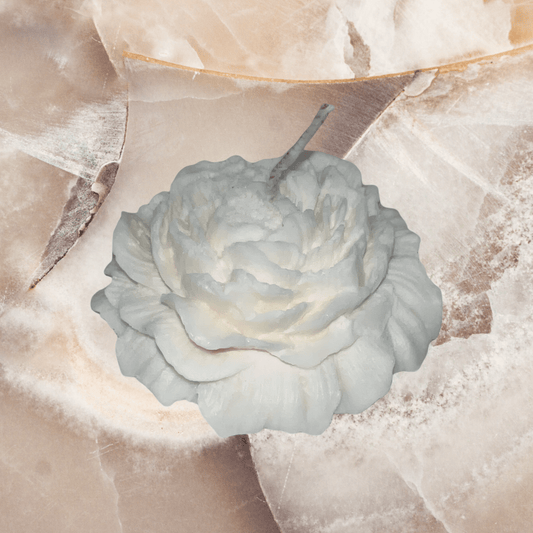 White Rose Candle (middle ) - Chatté Candles