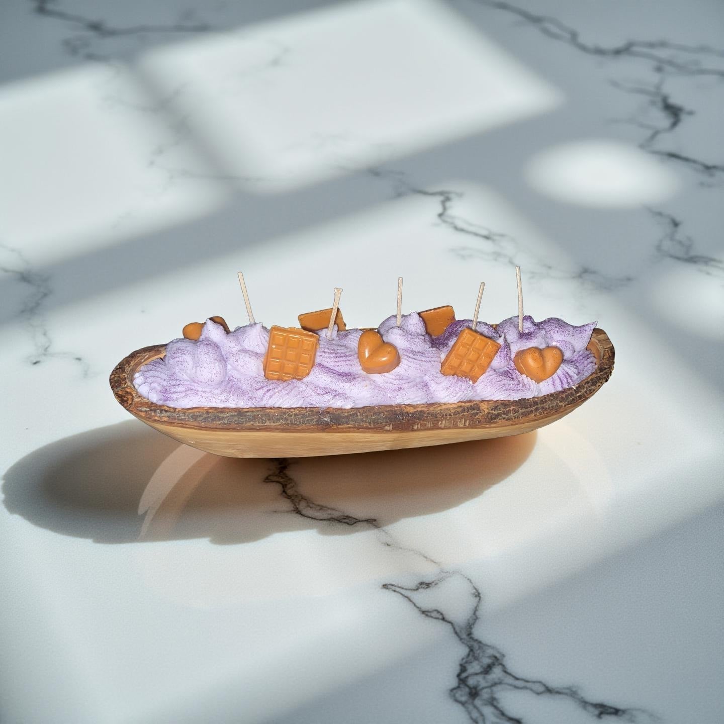 Wood Scale Candle (Purple Candy) - Chatté Candles