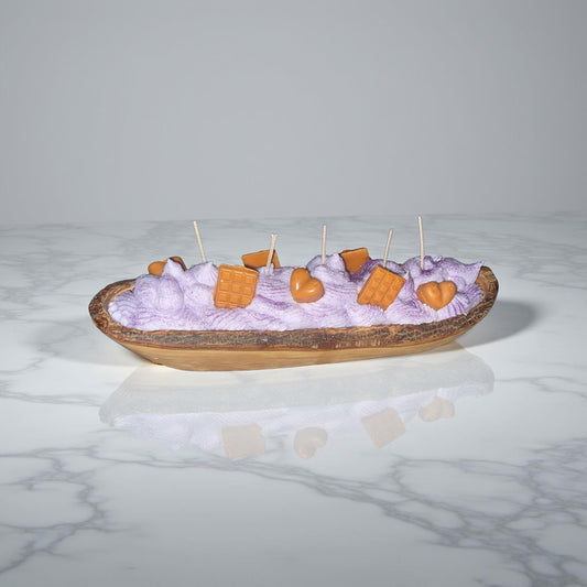 Wood Scale Candle (Purple Candy) - Chatté Candles