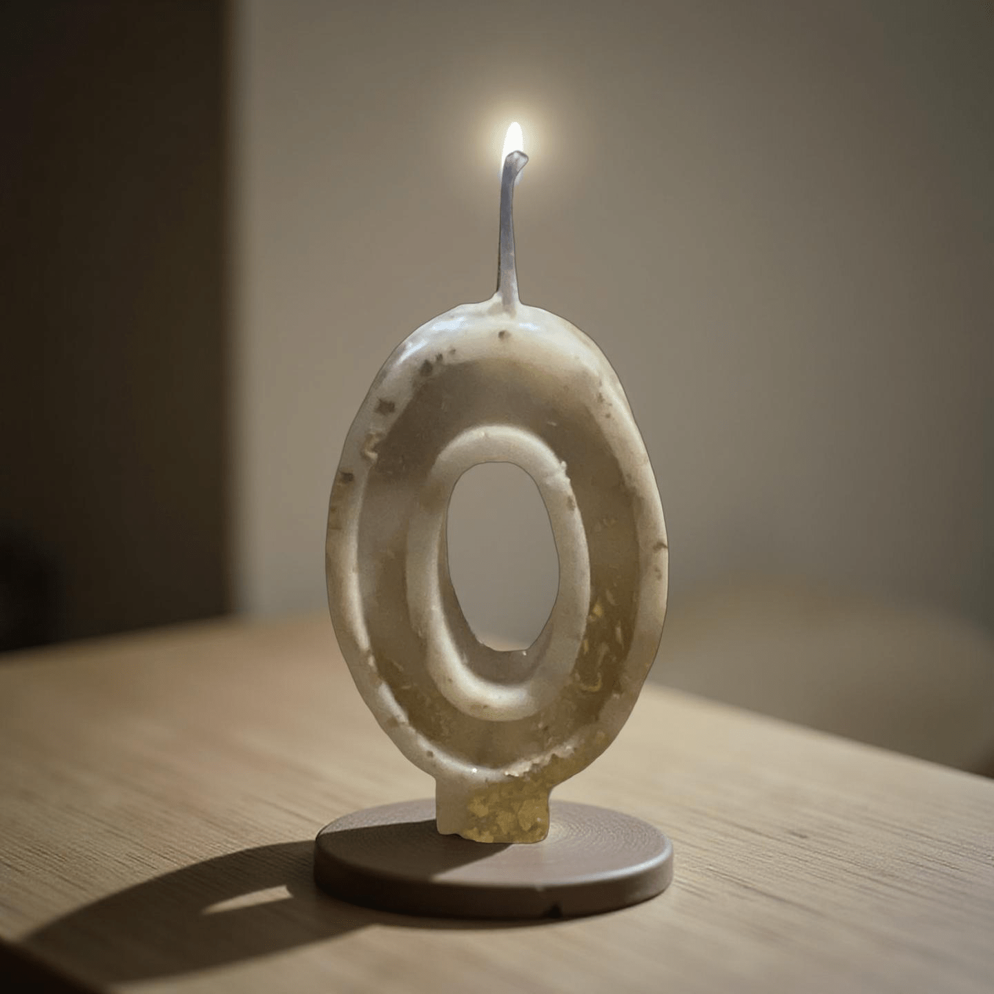 Zero Number HBD Candle - Chatté Candles