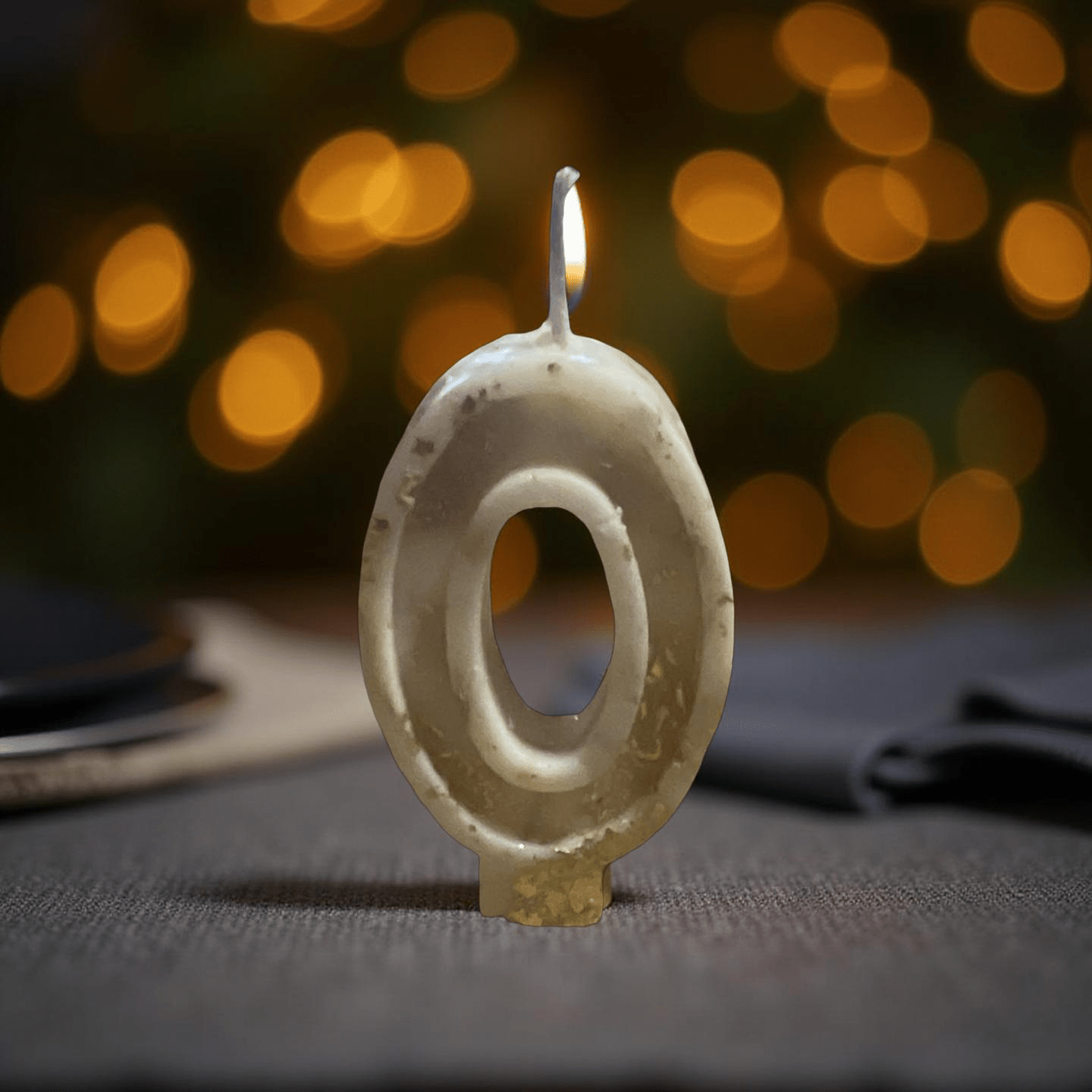 Zero Number HBD Candle - Chatté Candles