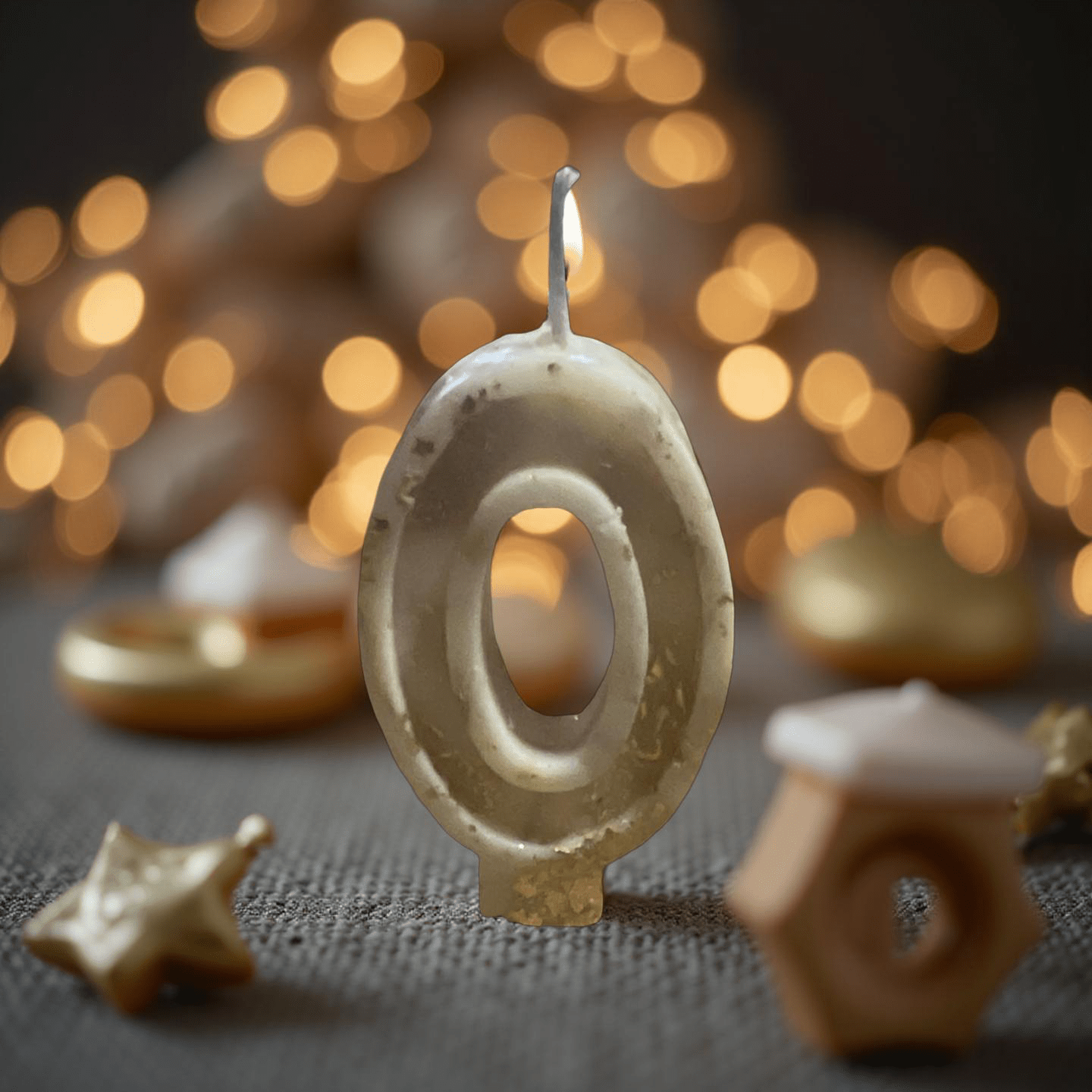 Zero Number HBD Candle - Chatté Candles